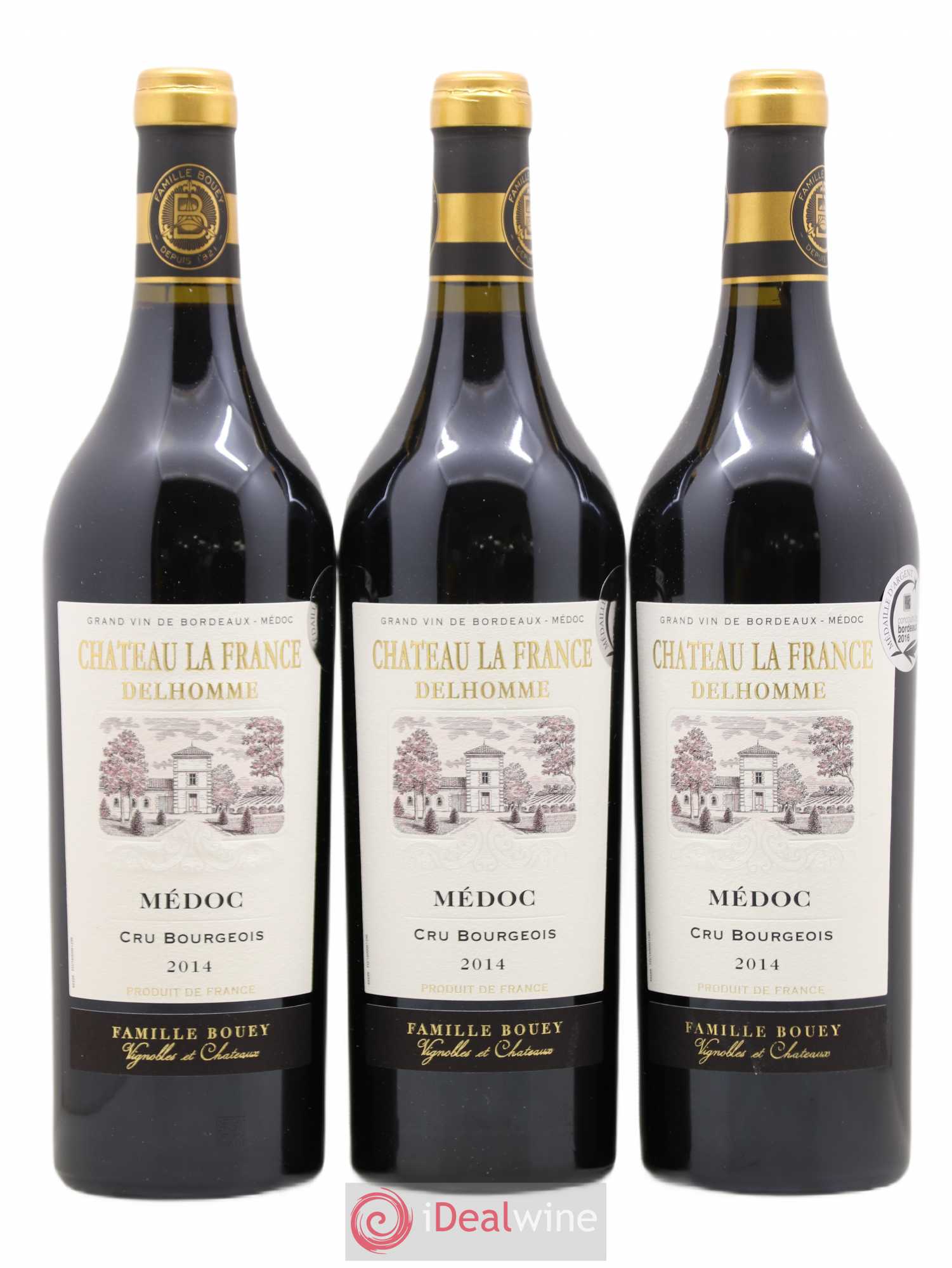 Château la France Cru Bourgeois  (no reserve) 2014 - Lot of 6 bottles - 1