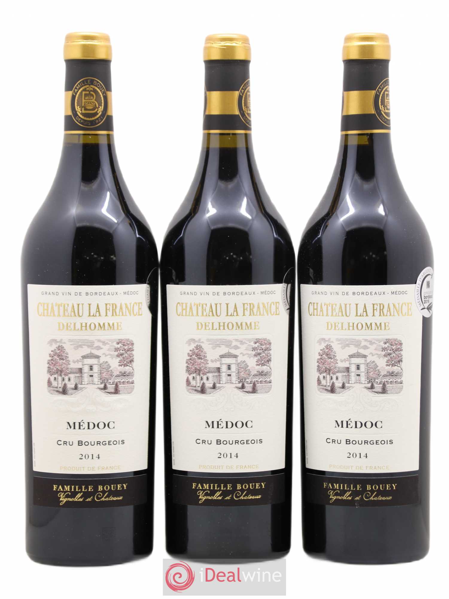 Château la France Cru Bourgeois  (no reserve) 2014 - Lot of 6 bottles - 2