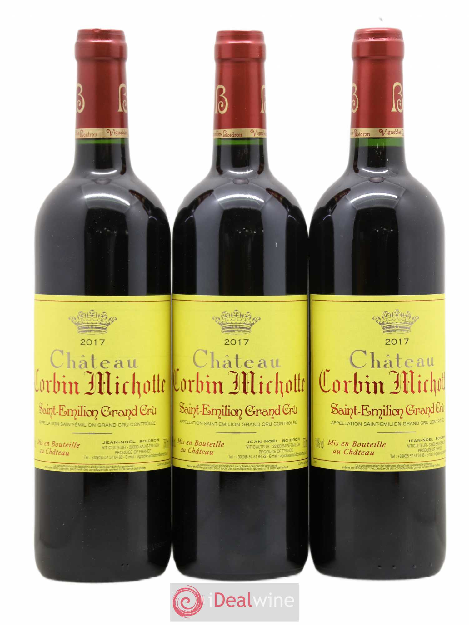 Château Corbin Michotte Grand Cru Classé (sans prix de réserve) 2017 - Lot de 12 bouteilles - 2