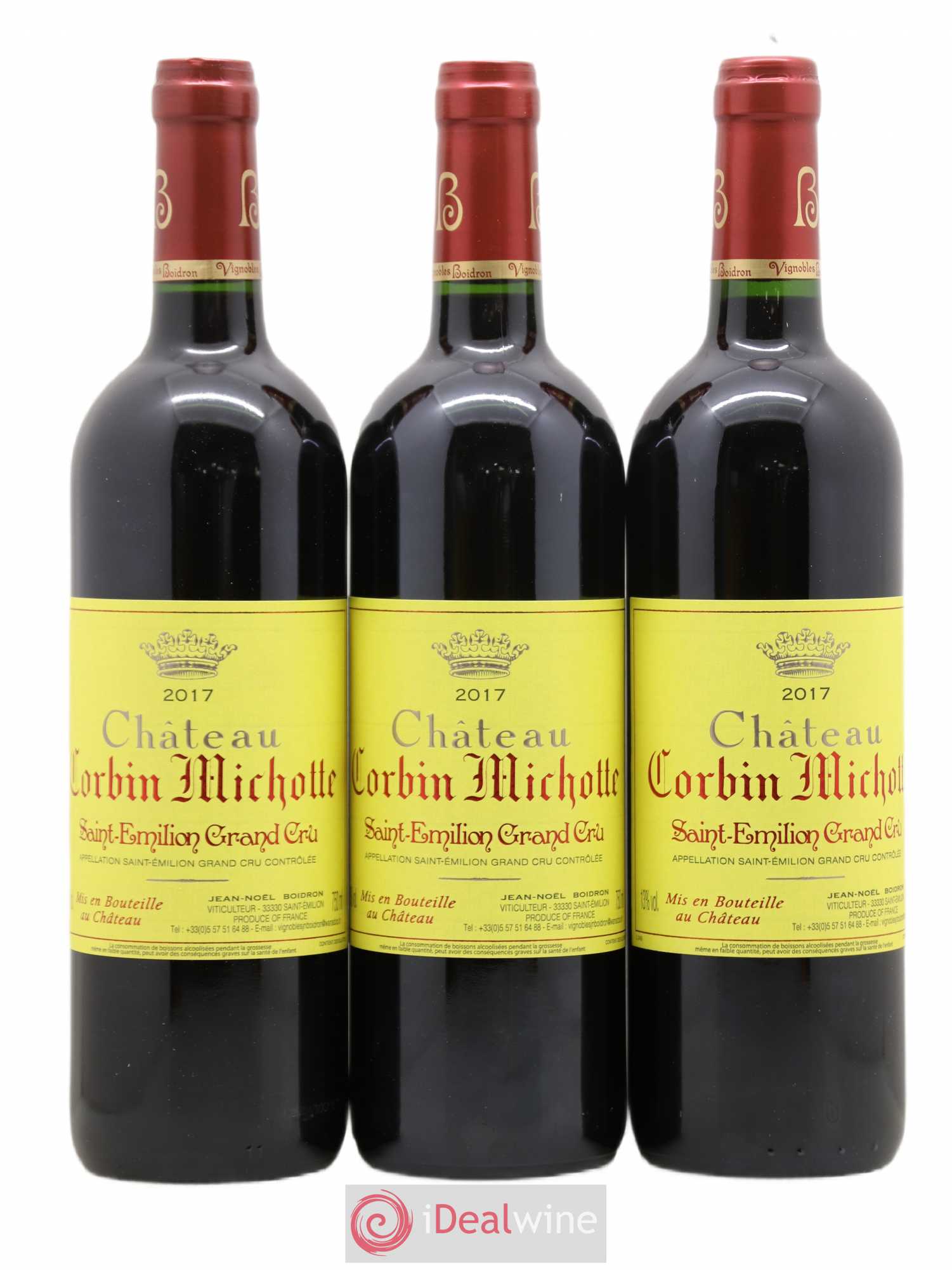 Château Corbin Michotte Grand Cru Classé (sans prix de réserve) 2017 - Lot de 12 bouteilles - 4