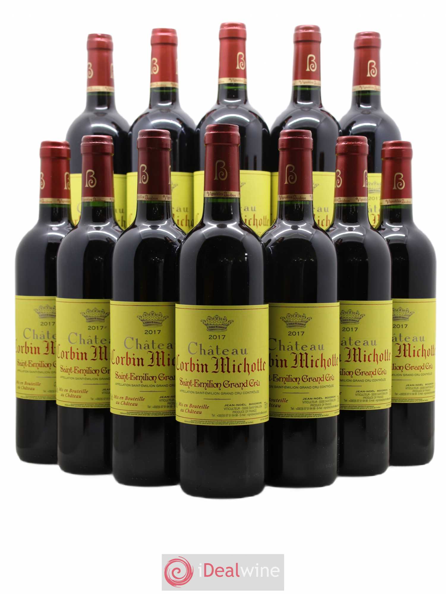 Château Corbin Michotte Grand Cru Classé (sans prix de réserve) 2017 - Lot de 12 bouteilles - 0