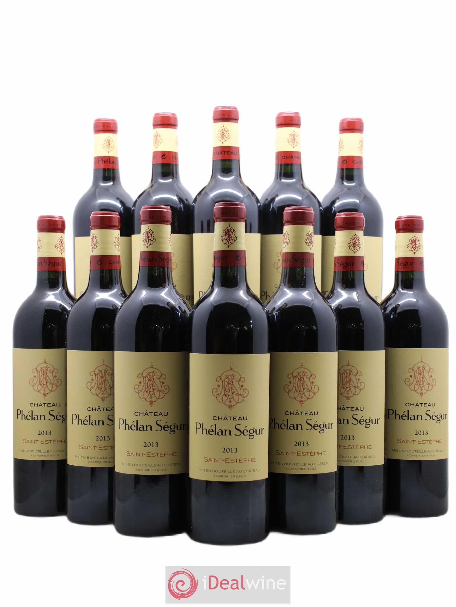 Château Phélan Ségur (sans prix de réserve) 2013 - Lot de 12 bouteilles - 0