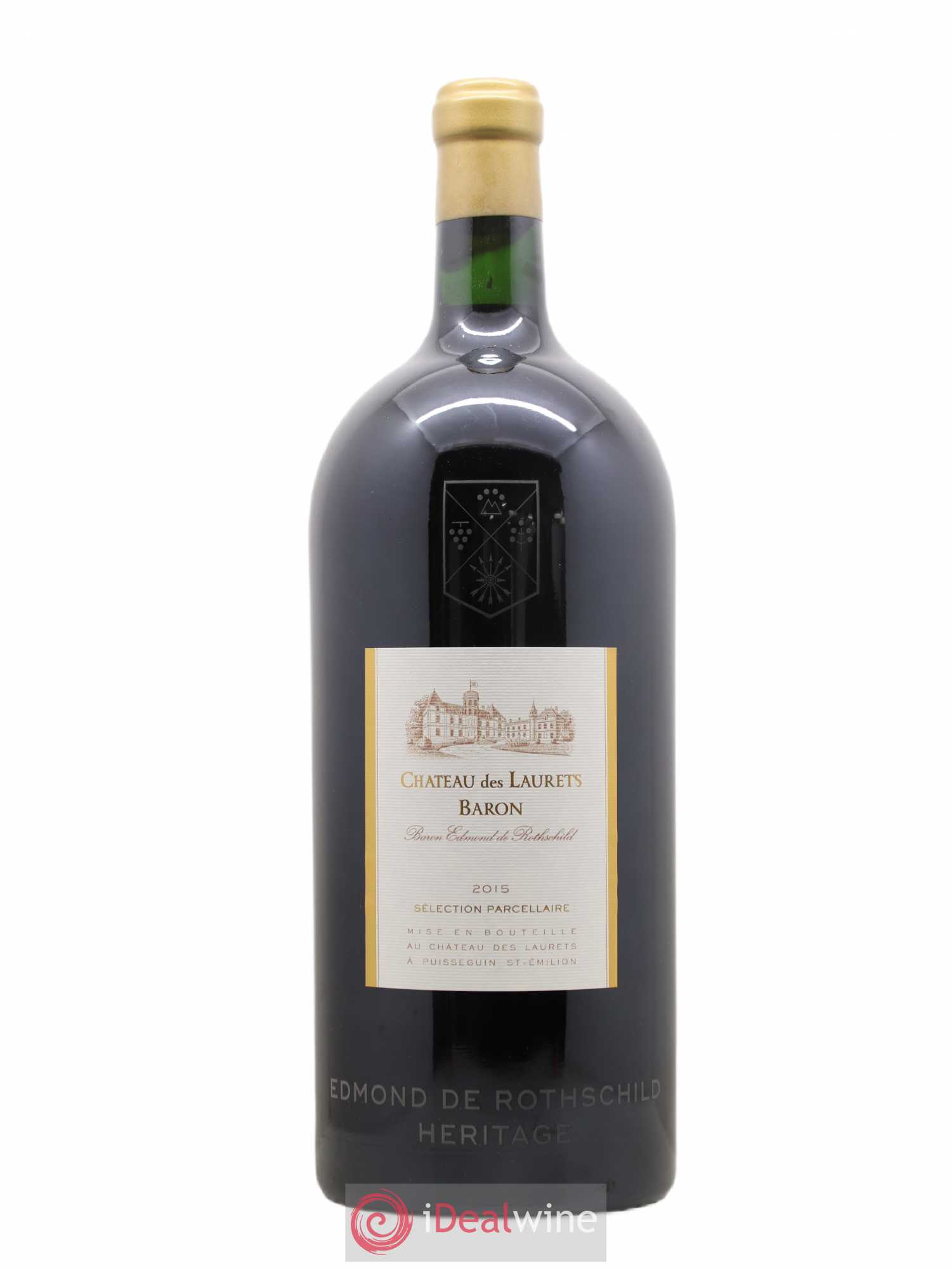 Puisseguin Saint-Émilion Château des Laurets Baron (sans prix de réserve) 2015 - Lotto di 1 mathusalem - 0