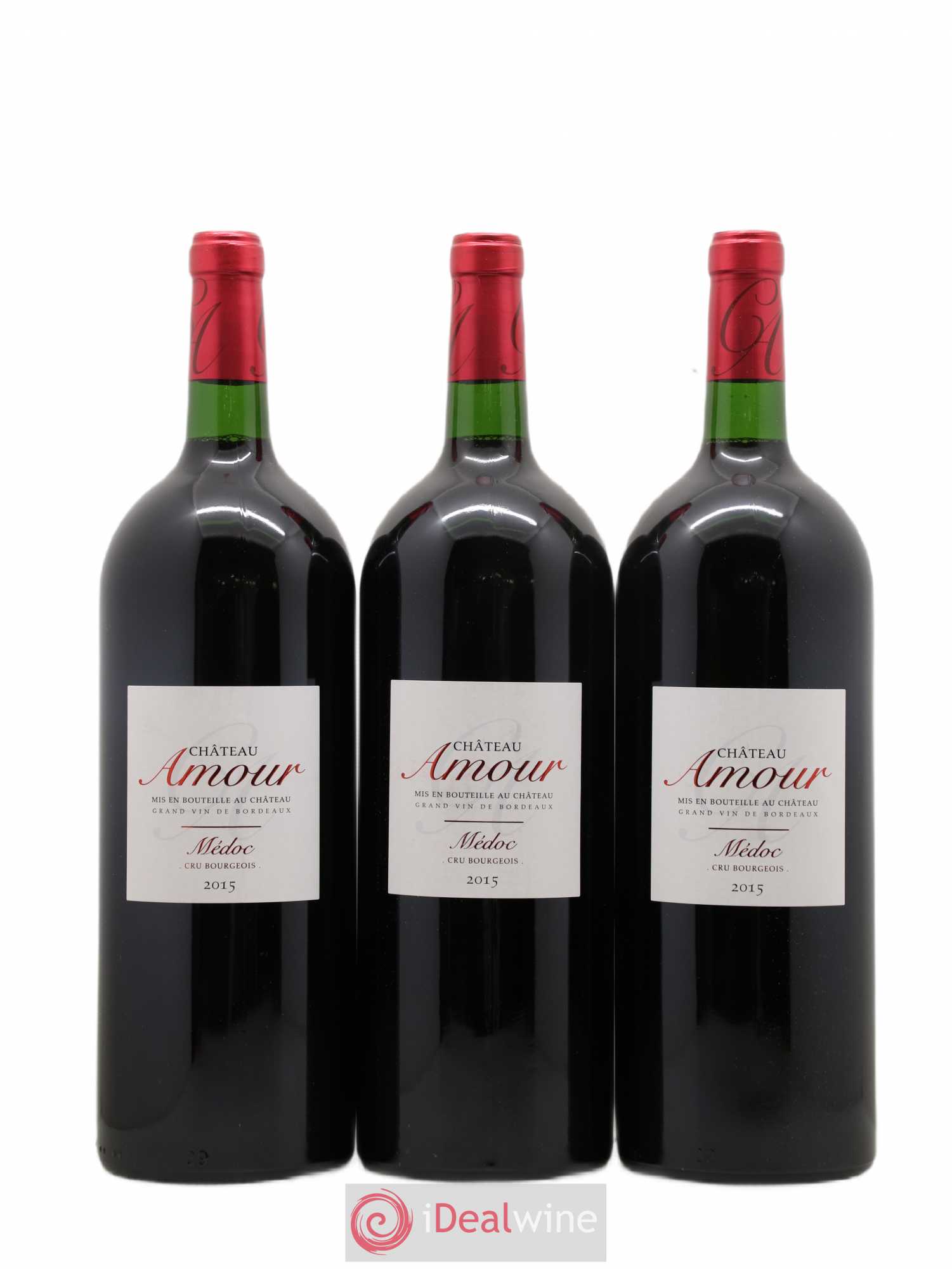 Médoc Château Amour (sans prix de réserve) 2015 - Posten von 3 Magnum - 0