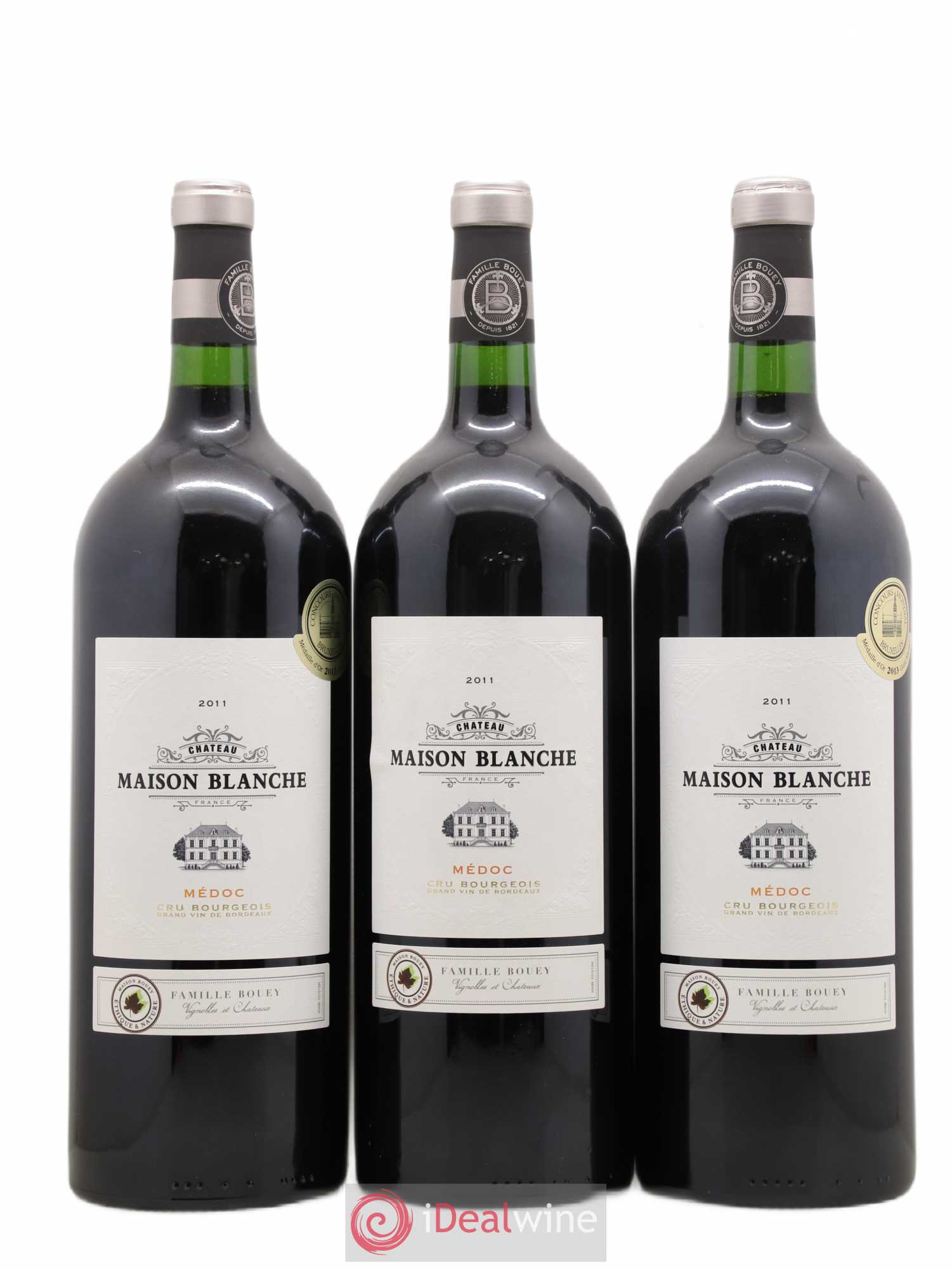 Médoc Château Maison Blanche (sans prix de réserve) 2011 - Lot de 6 magnums - 2