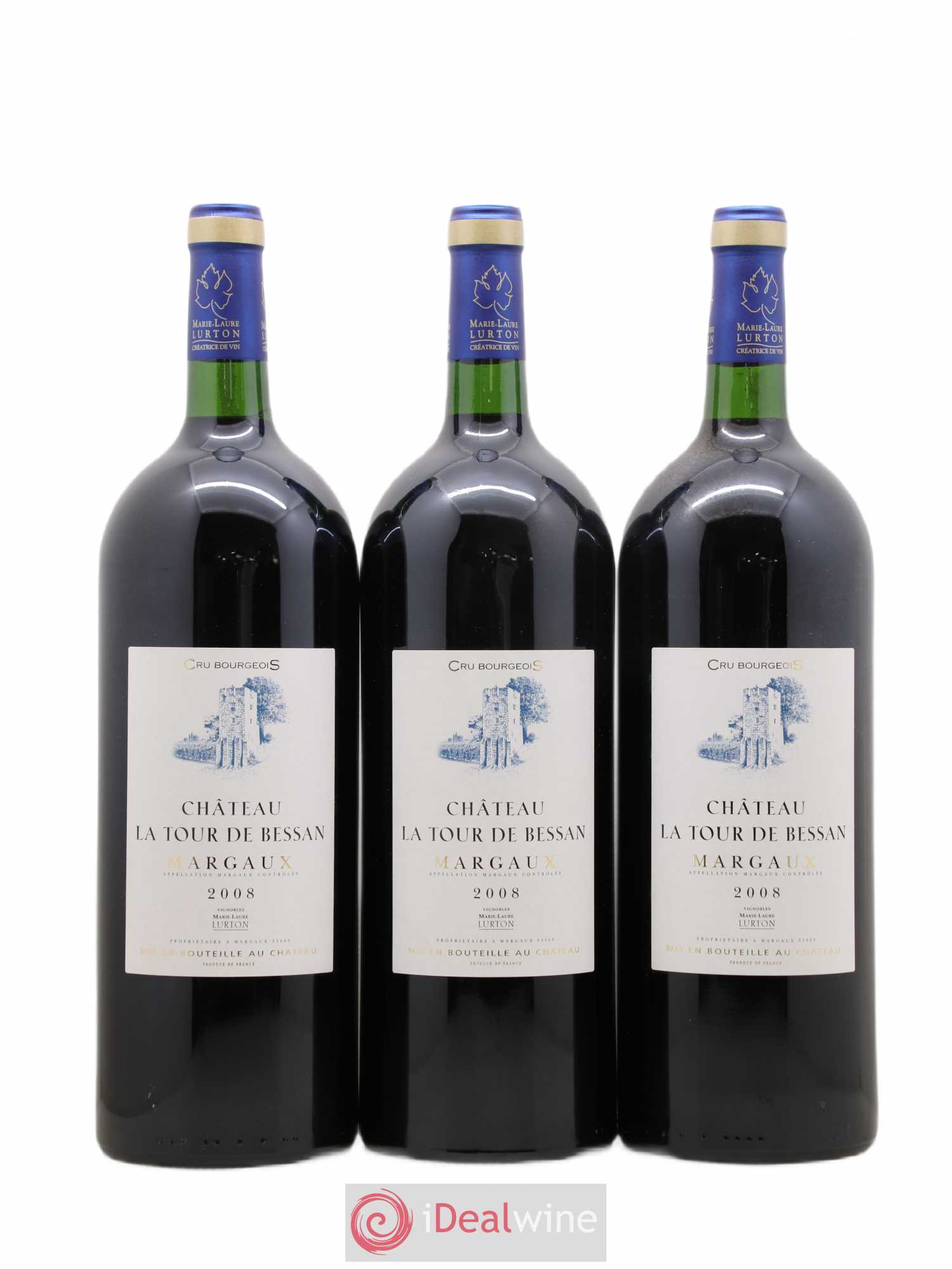 La Tour de Bessan (sans prix de réserve) 2008 - Lot de 6 magnums - 1