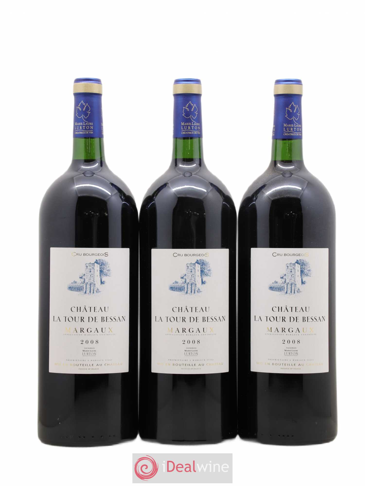 La Tour de Bessan (sans prix de réserve) 2008 - Lot de 6 magnums - 2