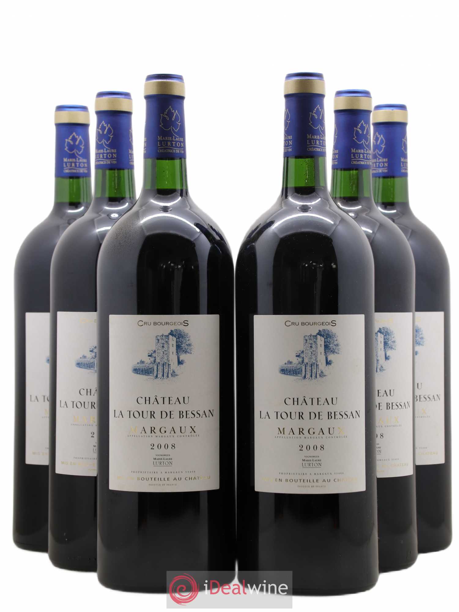 La Tour de Bessan (sans prix de réserve) 2008 - Lot de 6 magnums - 0