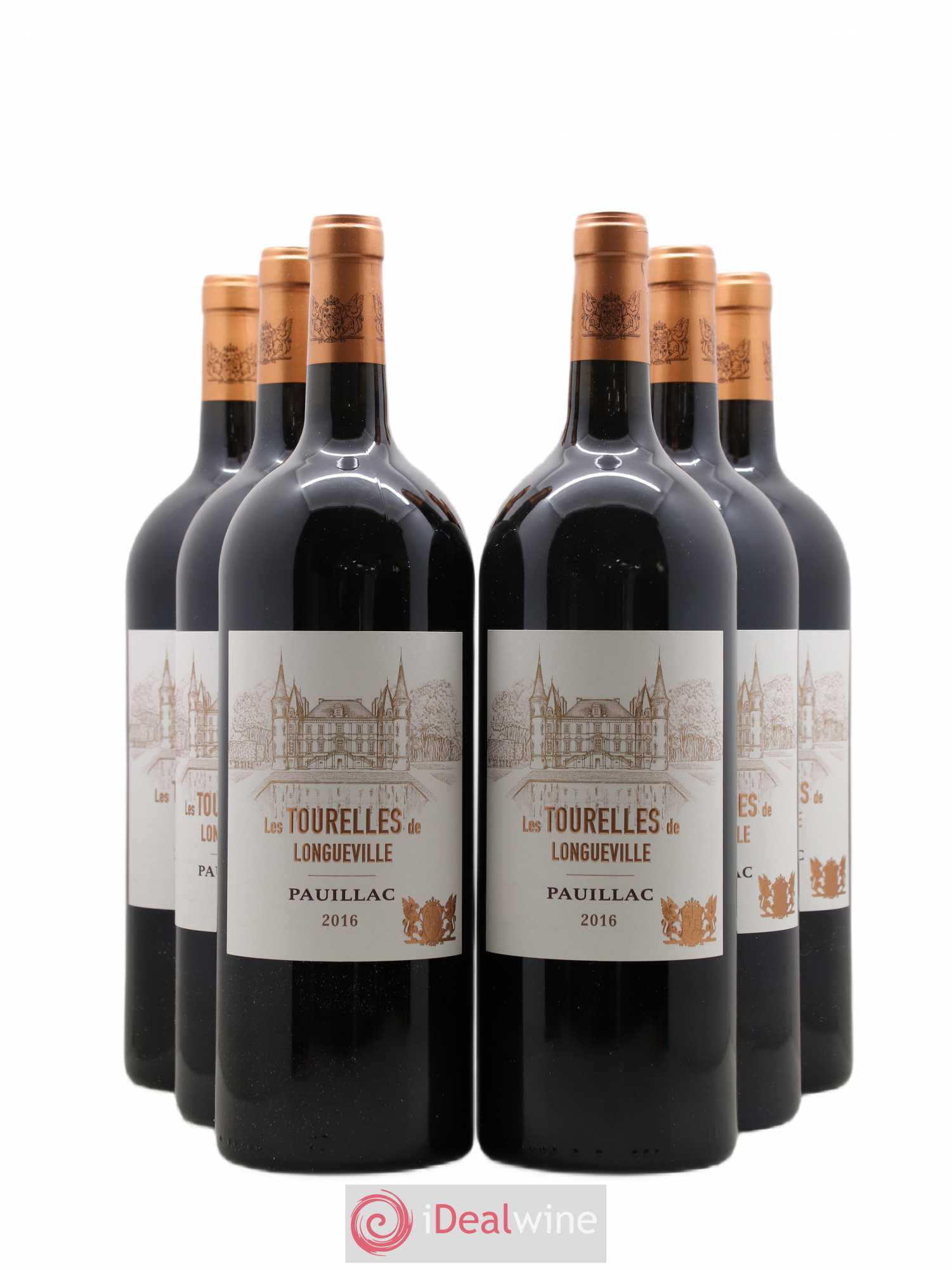 Les Tourelles de Longueville Second Vin (sans prix de réserve) 2016 - Lot de 6 magnums - 0