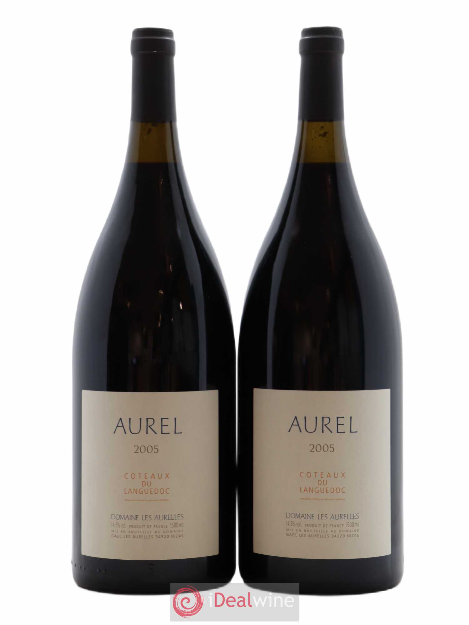 Coteaux du Languedoc Aurel Domaine les Aurelles 2005 - Lot de 2 magnums - 0