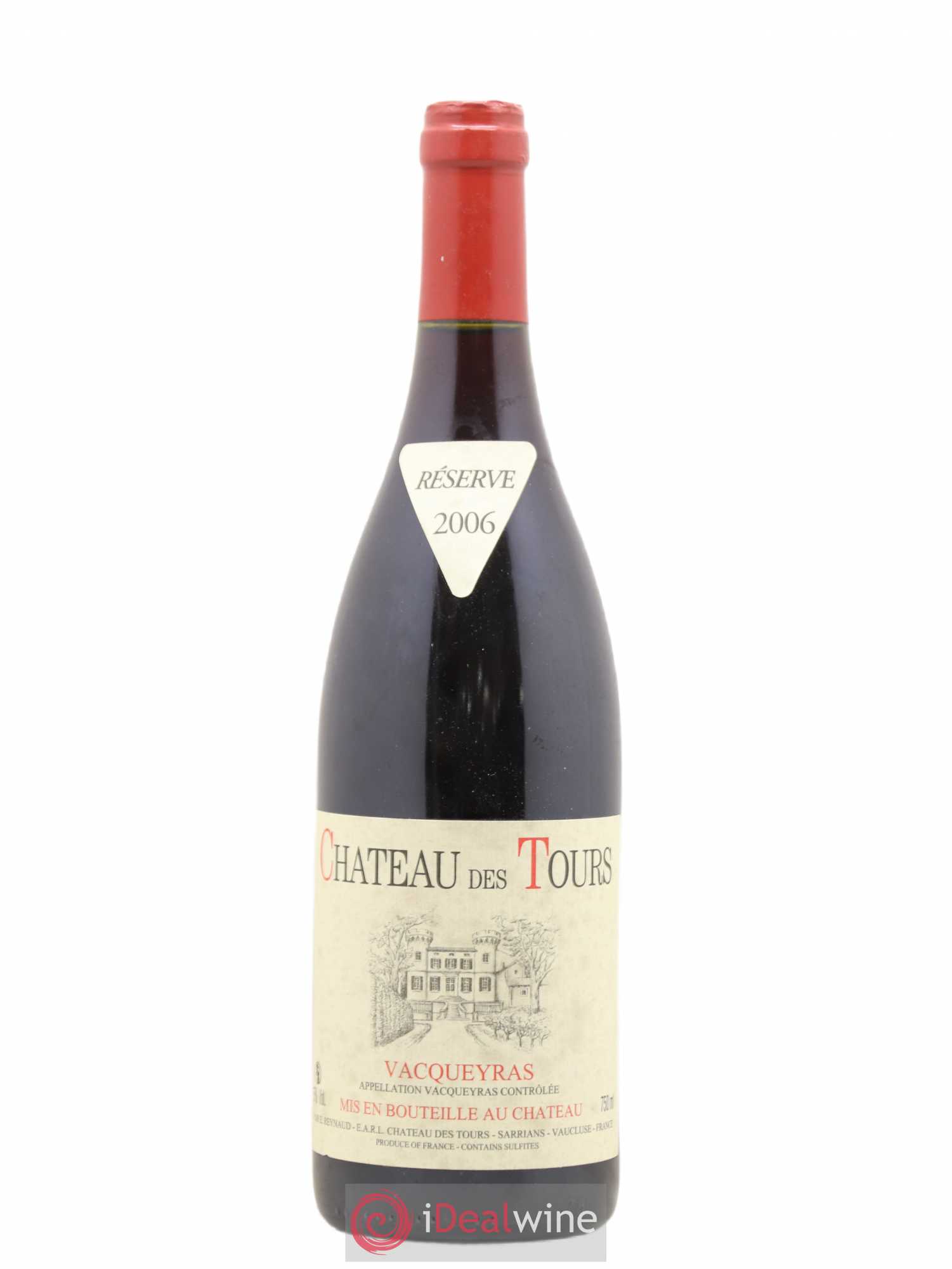 Vacqueyras Château des Tours Emmanuel Reynaud (senza prezzo di riserva) 2006 - Lotto di 1 bottiglia - 0