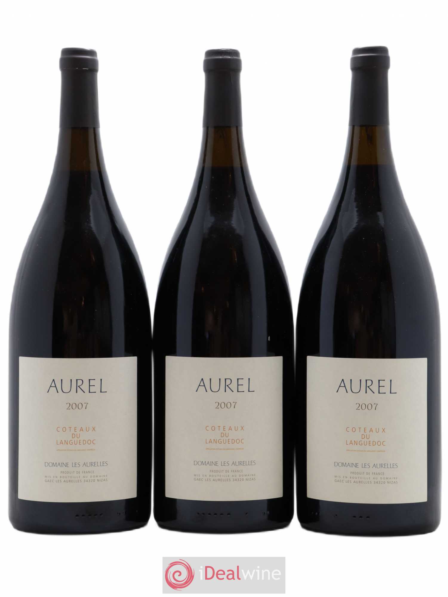 Coteaux du Languedoc Aurel Domaine les Aurelles 2007 - Lot de 3 magnums - 0