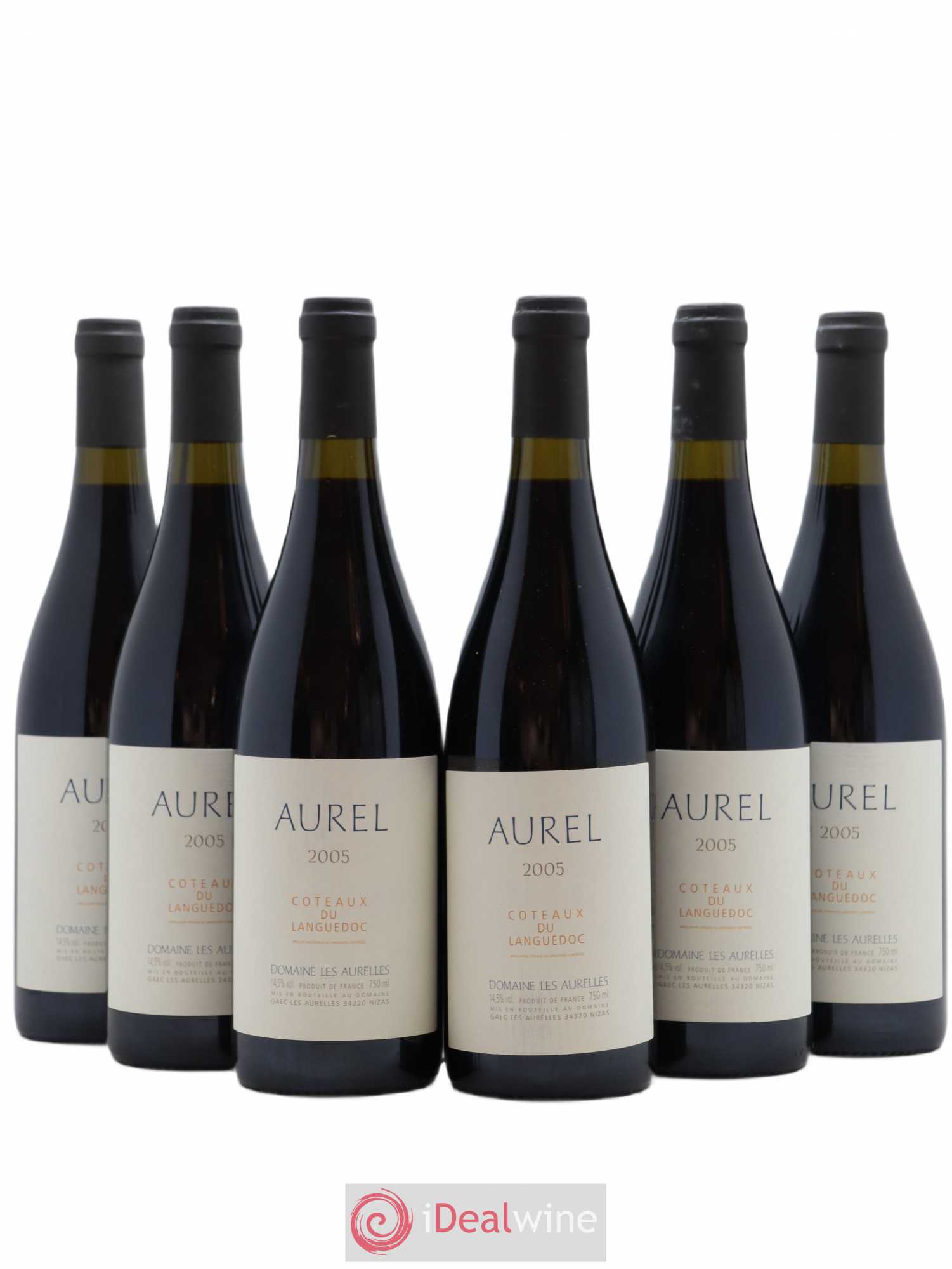 Coteaux du Languedoc Aurel Domaine les Aurelles 2005 - Lot de 6 bouteilles - 0