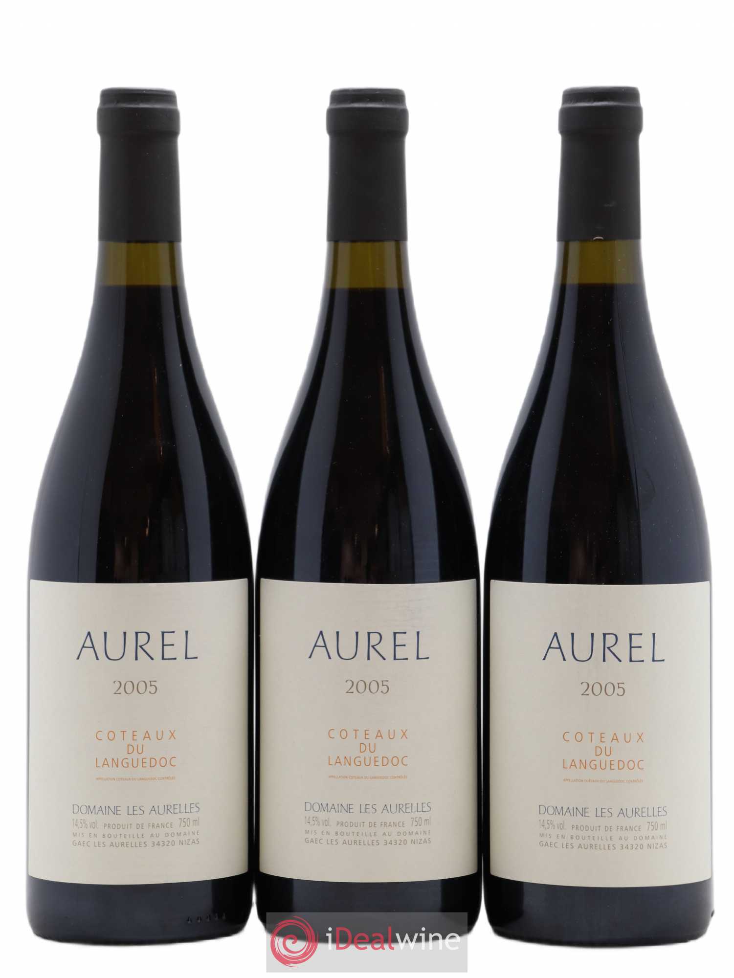 Coteaux du Languedoc Aurel Domaine les Aurelles 2005 - Lot de 3 bouteilles - 0