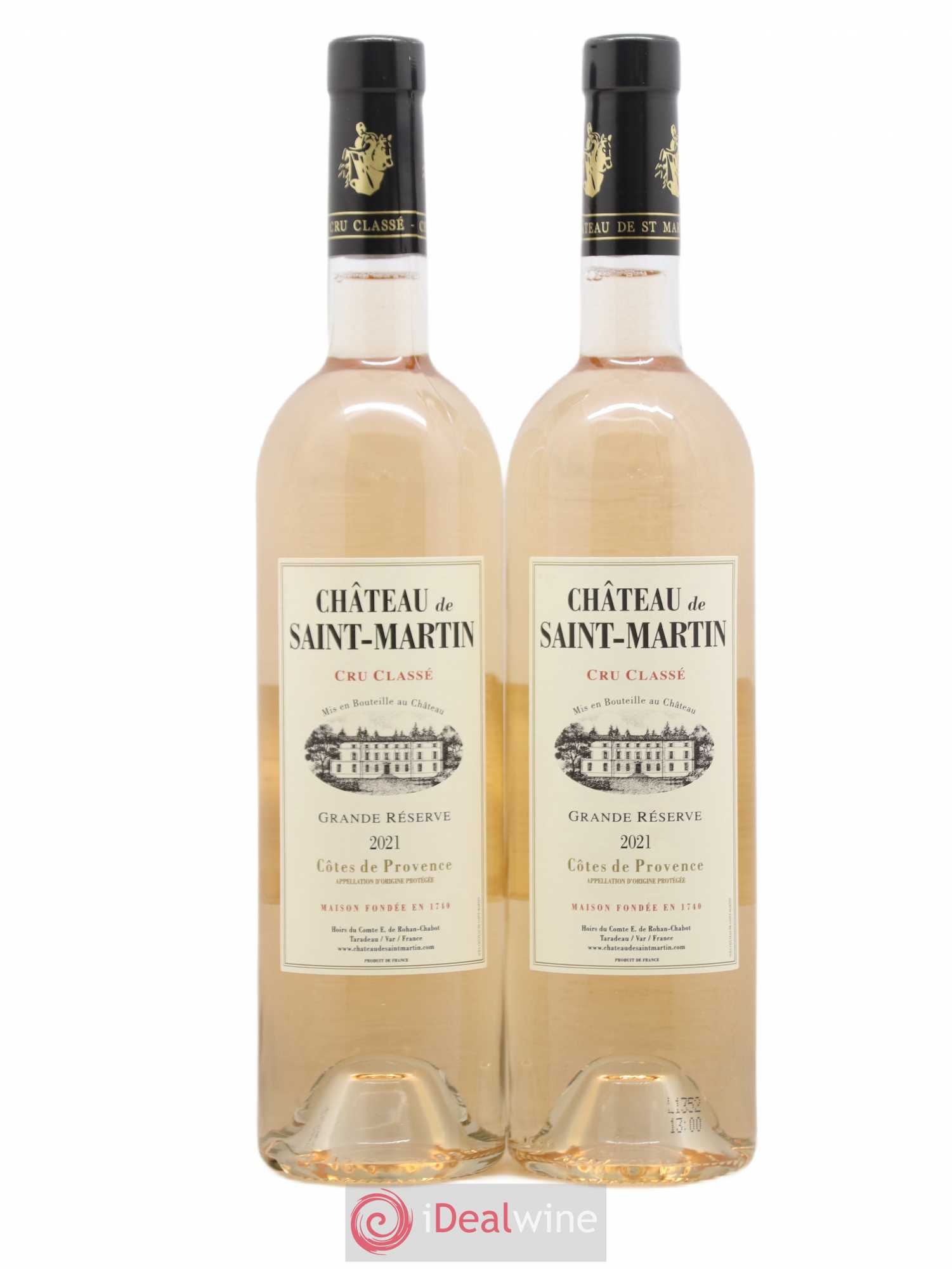 Côtes de Provence Château Saint Martin Grande Reserve (sans prix de réserve) 2021 - Posten von 2 Flaschen - 0