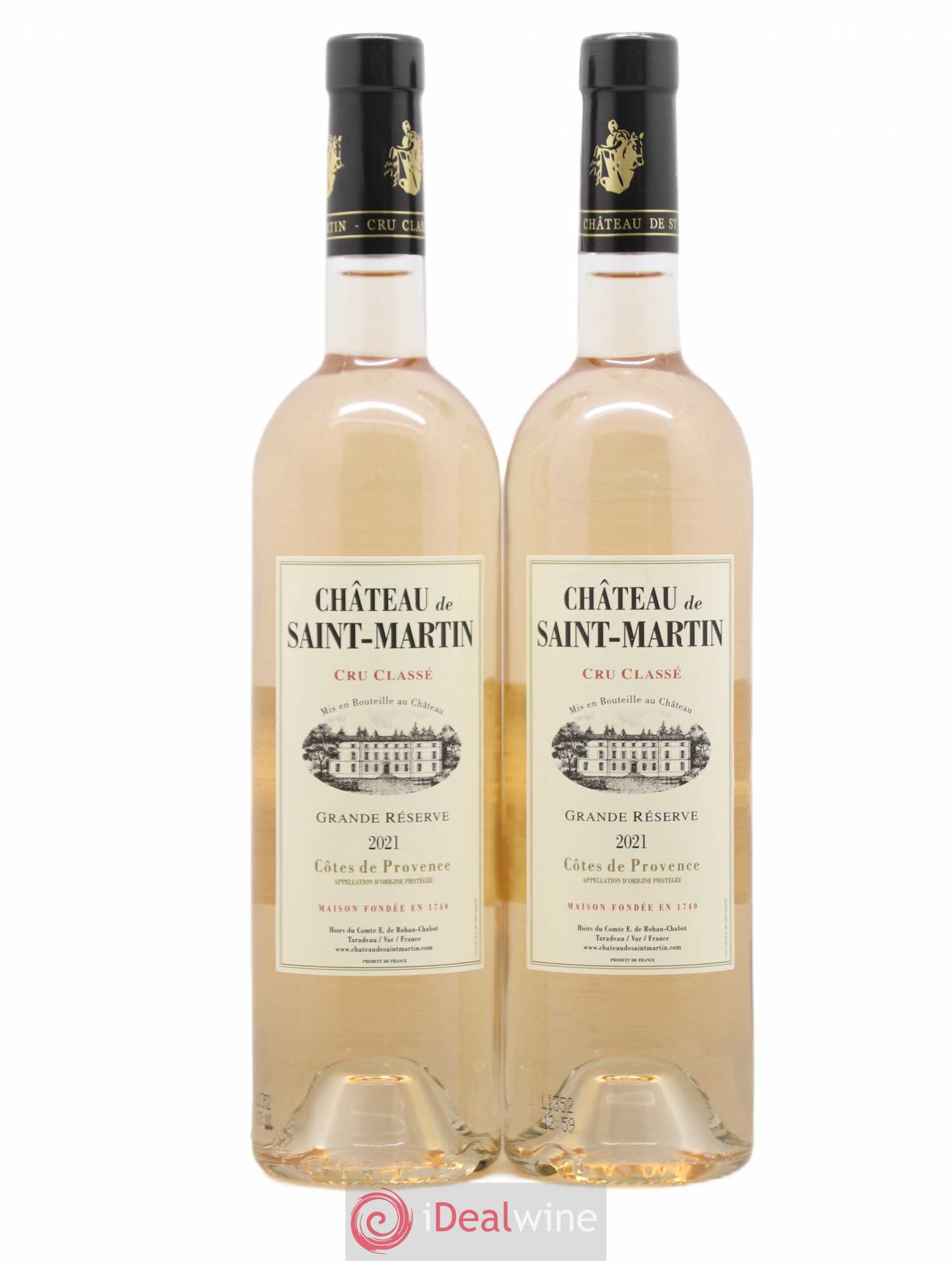 Côtes de Provence Château Saint Martin Grande Reserve (sans prix de réserve) 2021 - Posten von 2 Flaschen - 0