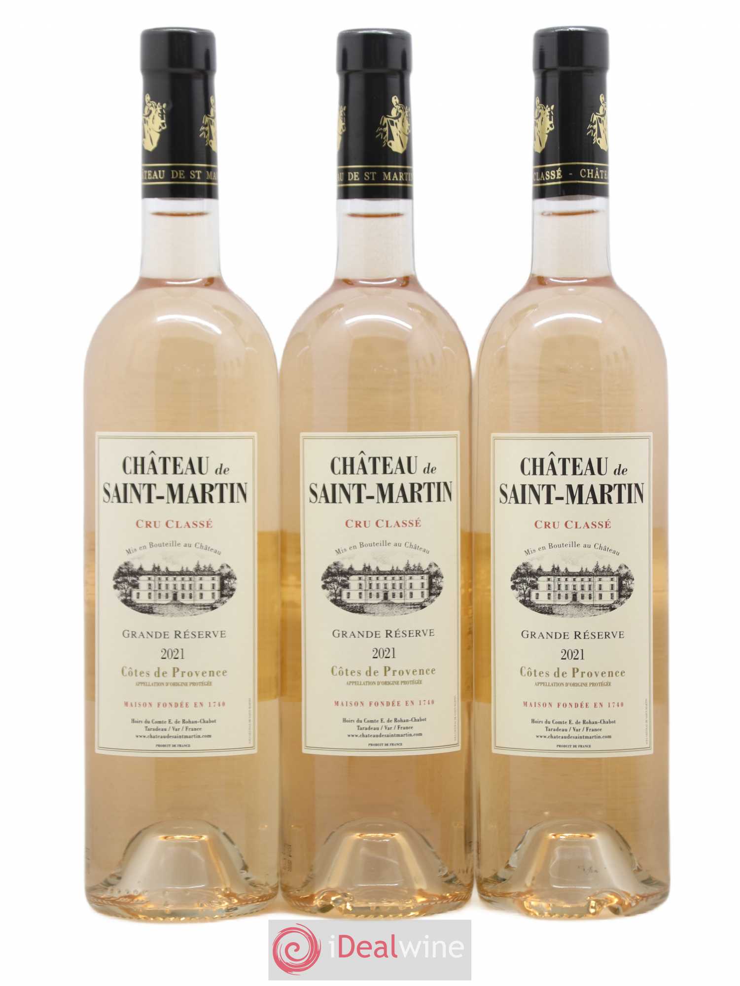Côtes de Provence Château Saint Martin Grande Reserve (sans prix de réserve) 2021 - Posten von 6 Flaschen - 2