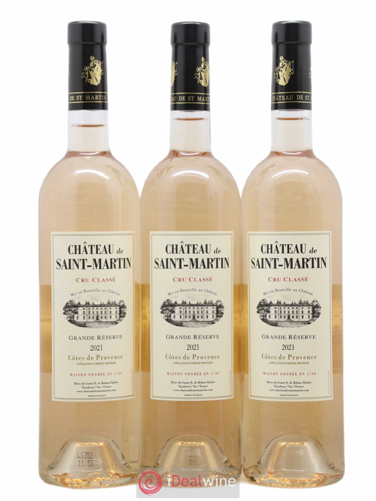 Côtes de Provence Château Saint Martin Grande Reserve (sans prix de réserve) 2021 - Posten von 6 Flaschen - 1