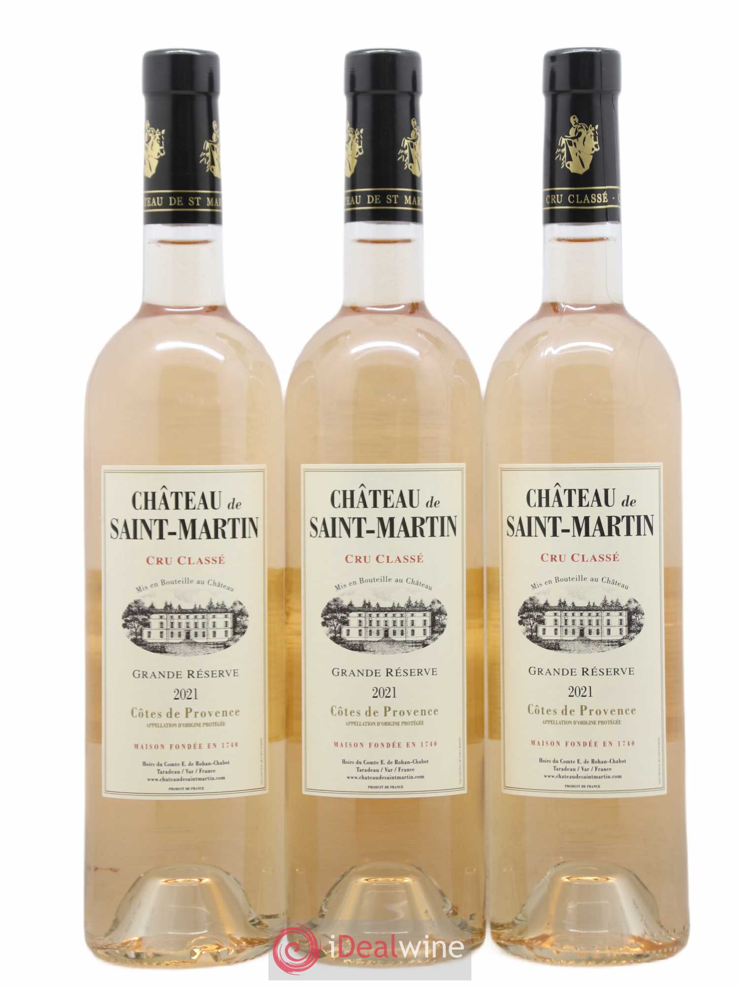 Côtes de Provence Château Saint Martin Grande Reserve (sans prix de réserve) 2021 - Posten von 6 Flaschen - 2