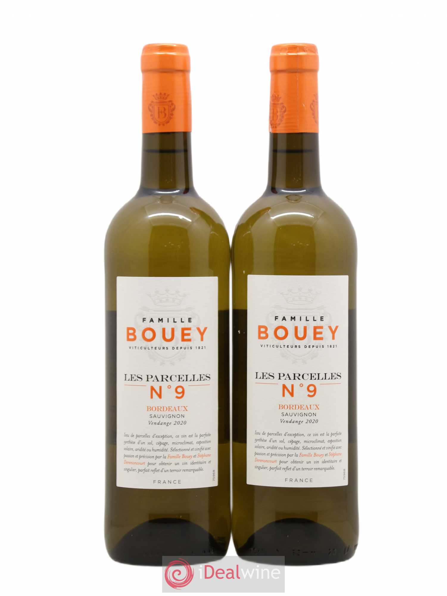 Bordeaux Les Parcelles - Sauvignon blanc (sans prix de réserve) 2020 - Posten von 2 Flaschen - 0