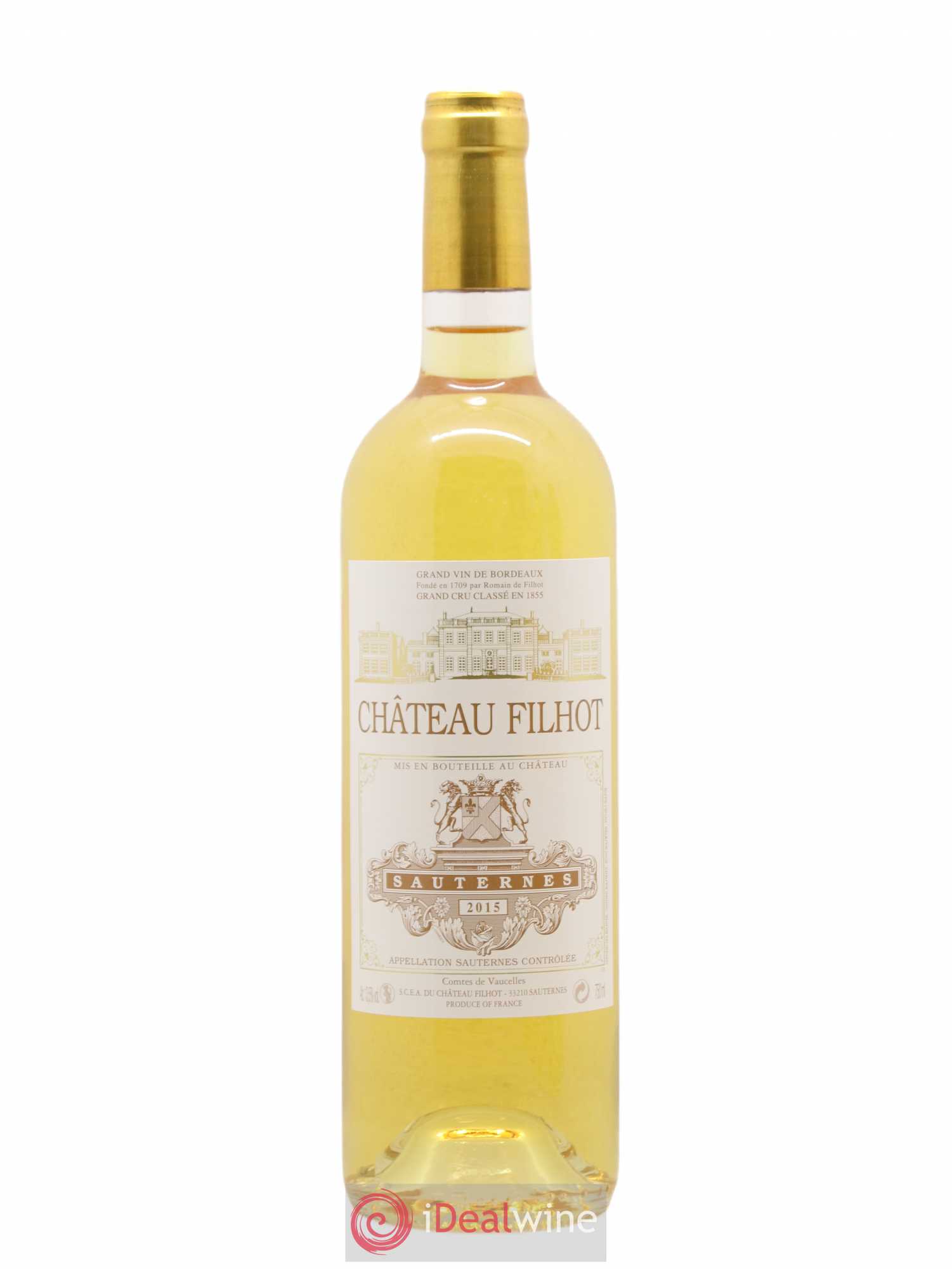 Château Filhot 2ème Grand Cru Classé (senza prezzo di riserva) 2015 - Lotto di 1 bottiglia - 0