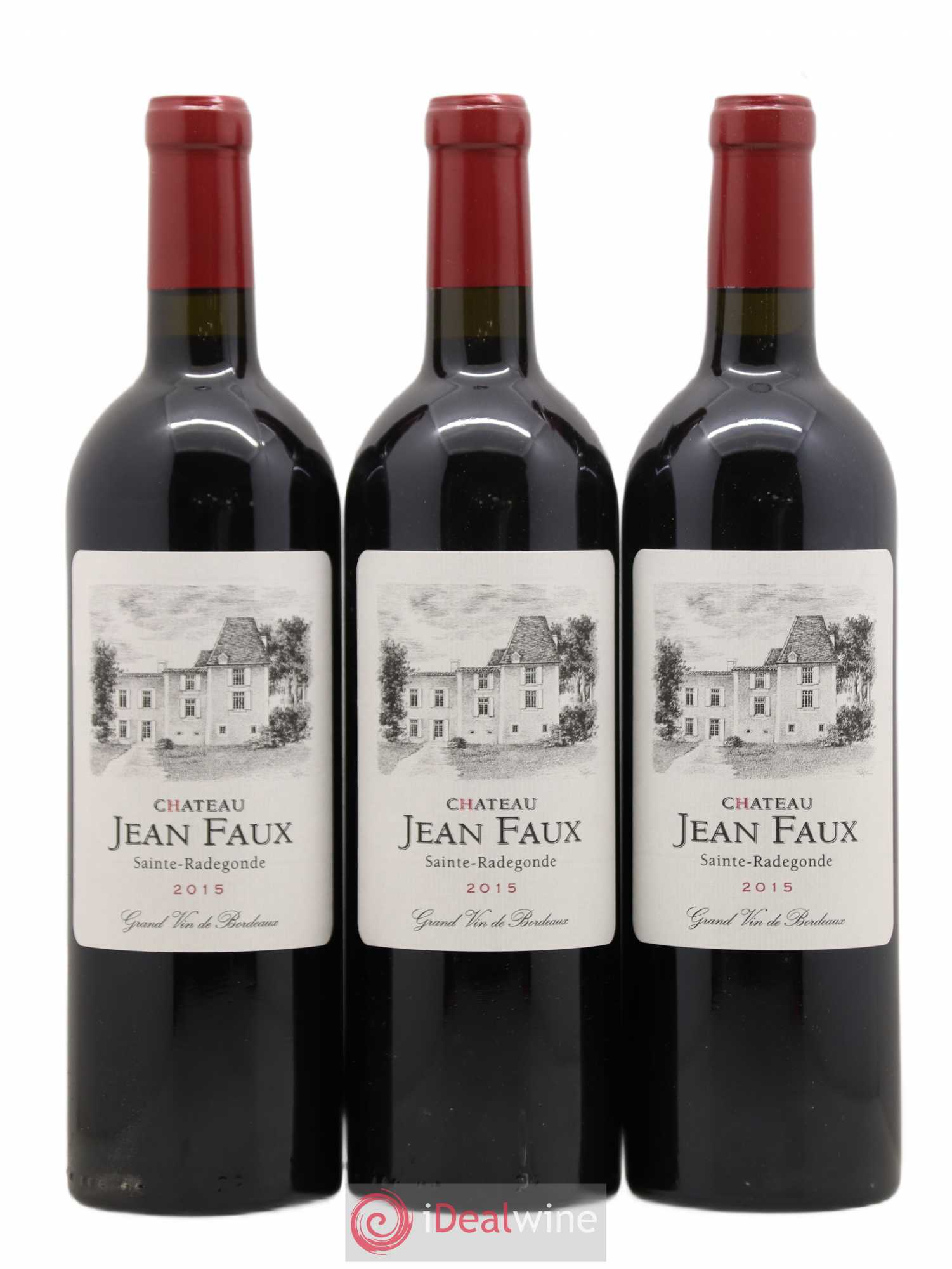 Bordeaux Supérieur Château Jean Faux (sans prix de réserve) 2015 - Posten von 12 Flaschen - 3