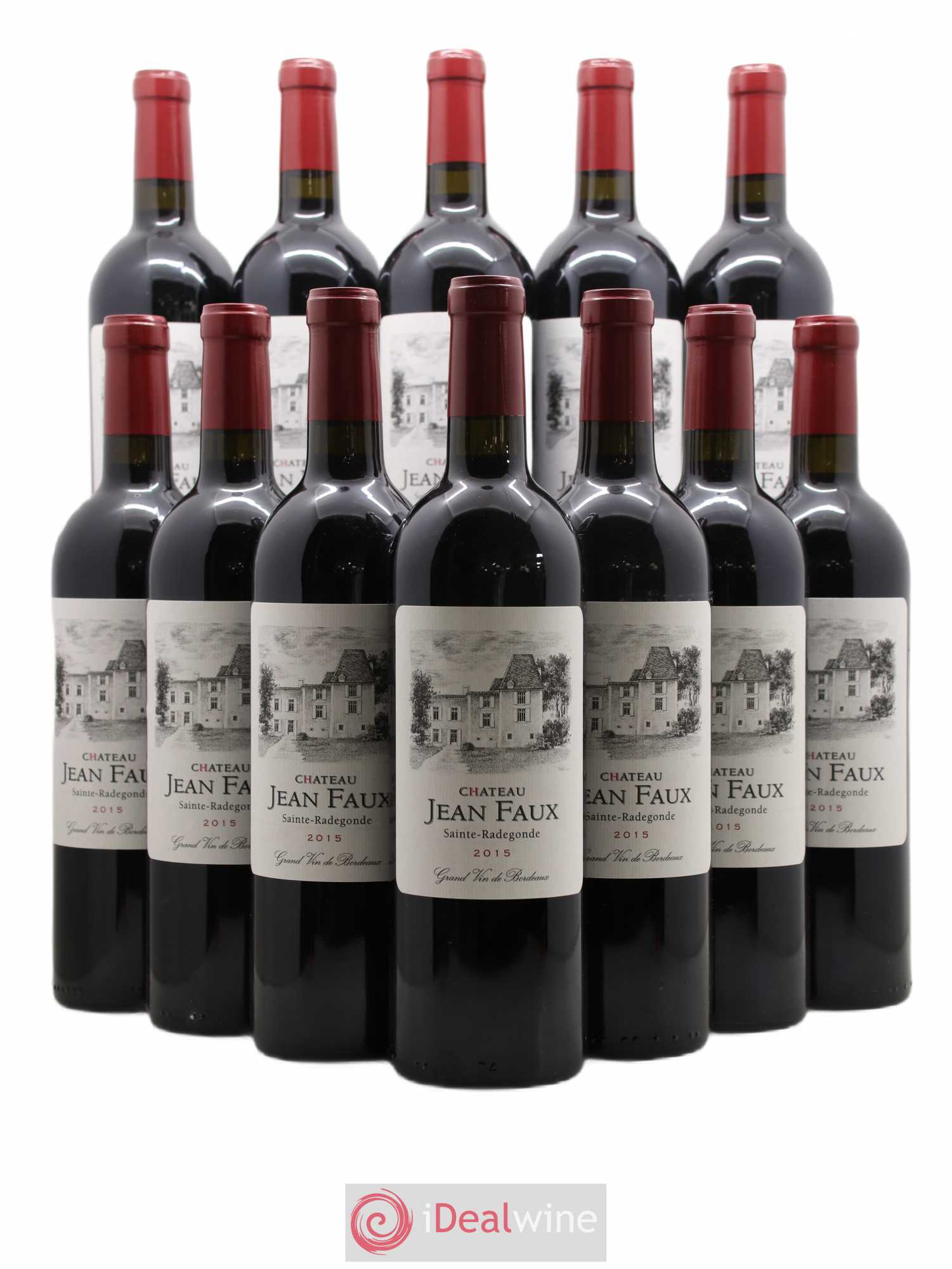 Bordeaux Supérieur Château Jean Faux (sans prix de réserve) 2015 - Posten von 12 Flaschen - 0