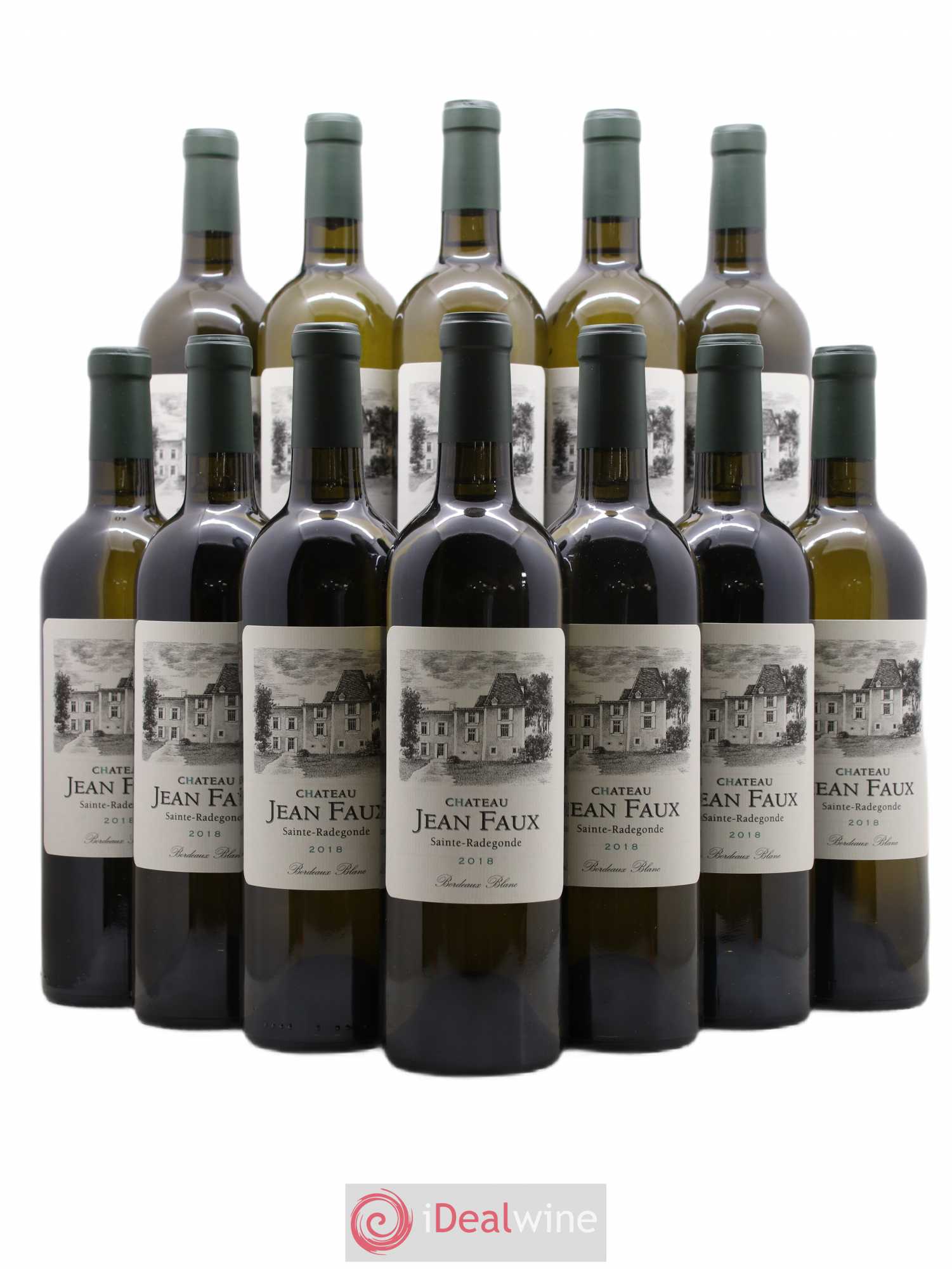 Château Olivier Cru Classé de Graves Château Jean Faux (sans prix de réserve) 2018 - Lotto di 12 bottiglie - 0