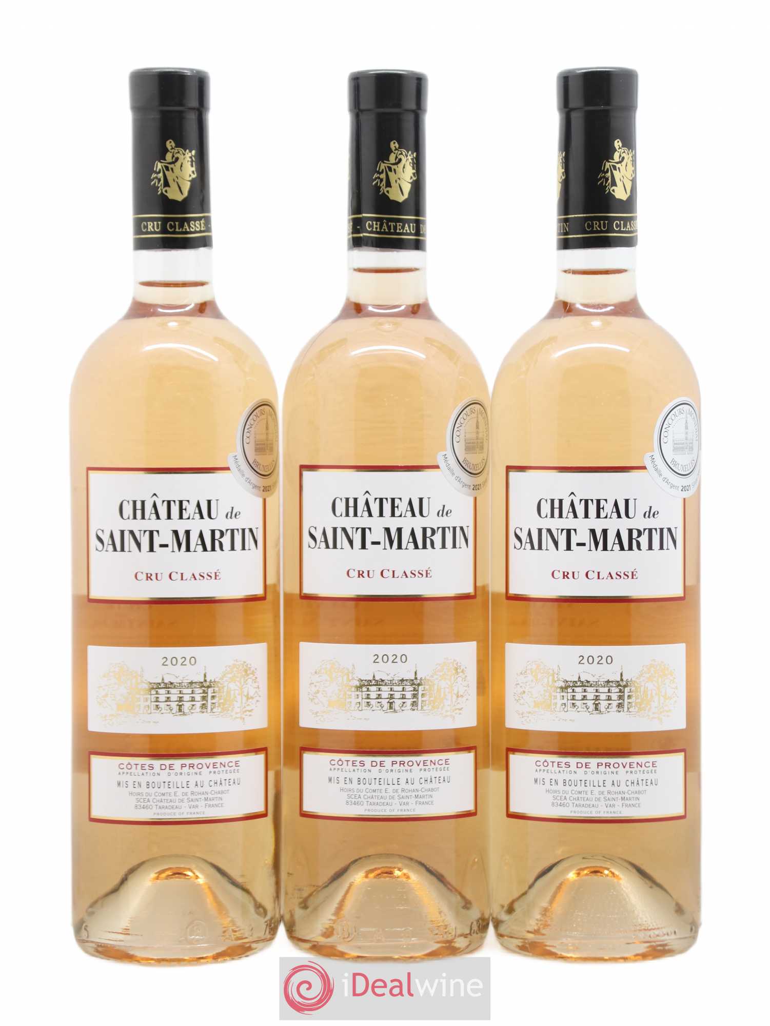 Côtes de Provence Château Saint Martin Coq Rosé (sans prix de réserve) 2020 - Posten von 6 Flaschen - 2