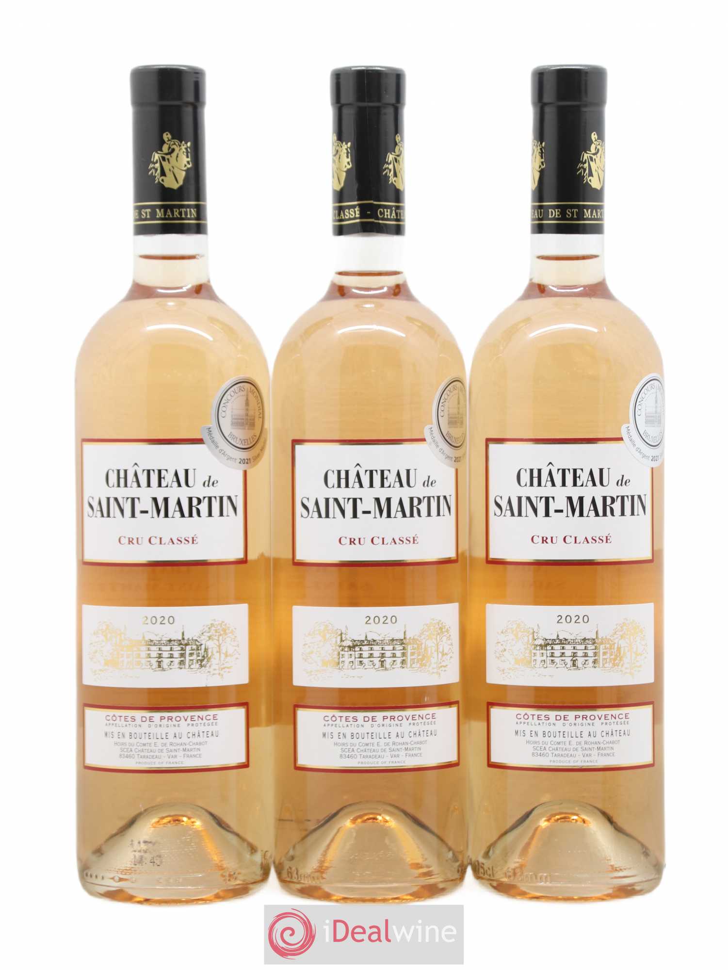 Côtes de Provence Château Saint Martin Coq Rosé (sans prix de réserve) 2020 - Posten von 6 Flaschen - 2