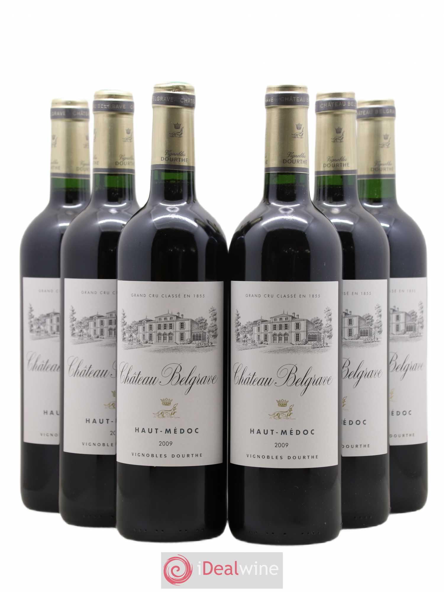 Château Belgrave 5ème Grand Cru Classé (sans prix de réserve) 2009 - Lot de 6 bouteilles - 0