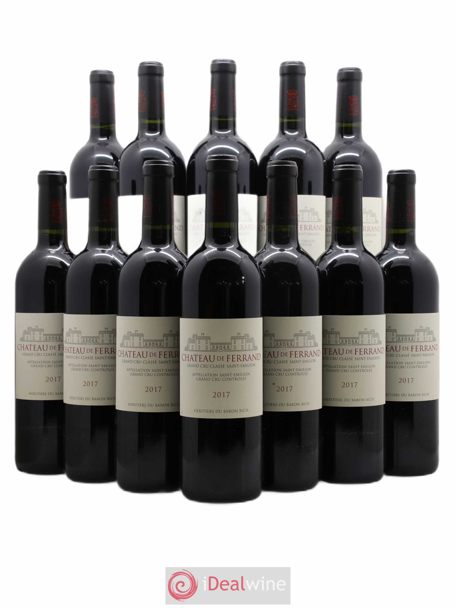 Château de Ferrand Grand Cru Classé (sans prix de réserve) 2017 - Lot de 12 bouteilles - 0