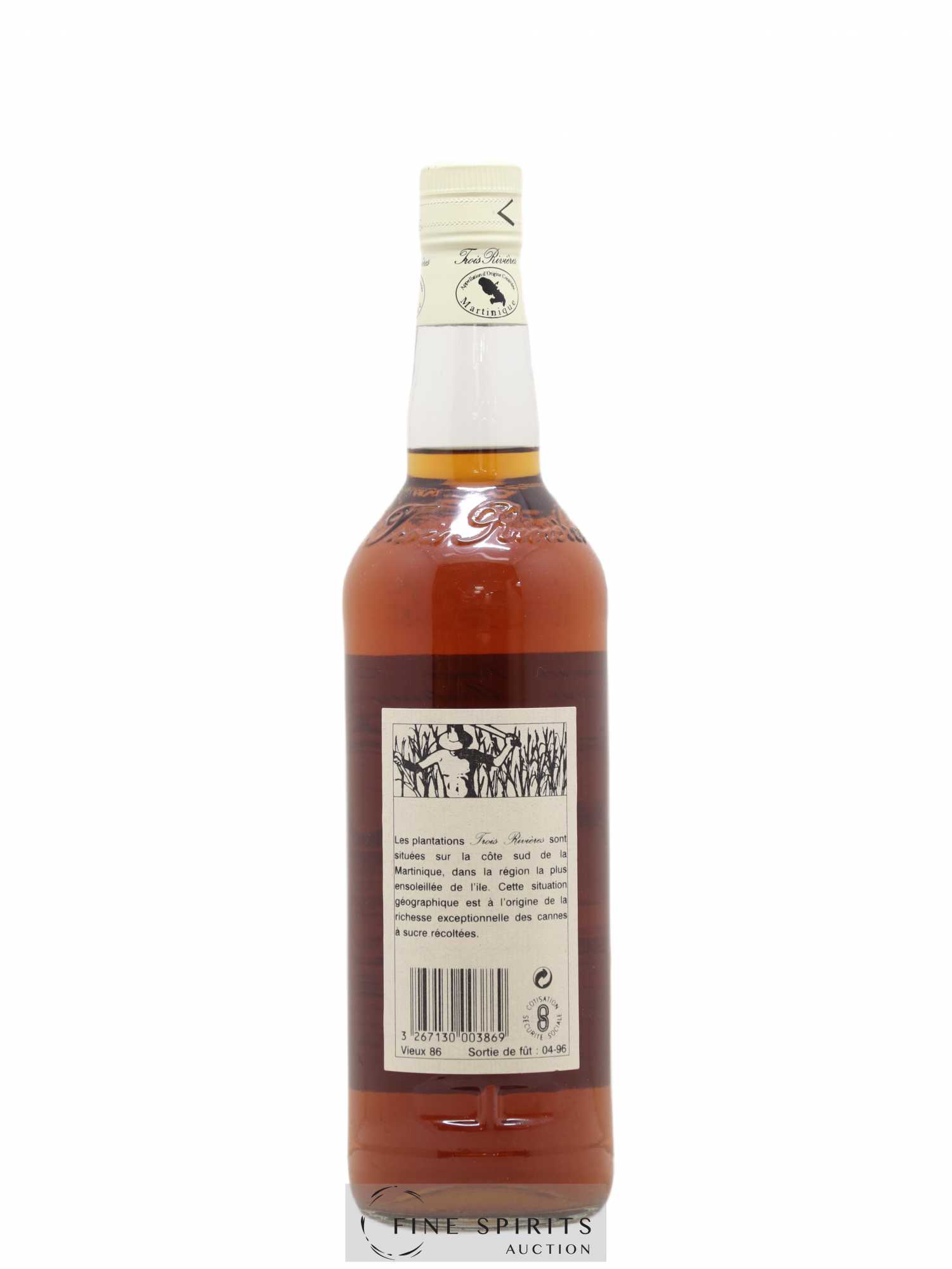 Trois Rivières 1986 Of. bottled 1996 - Posten von 1 Flasche - 1