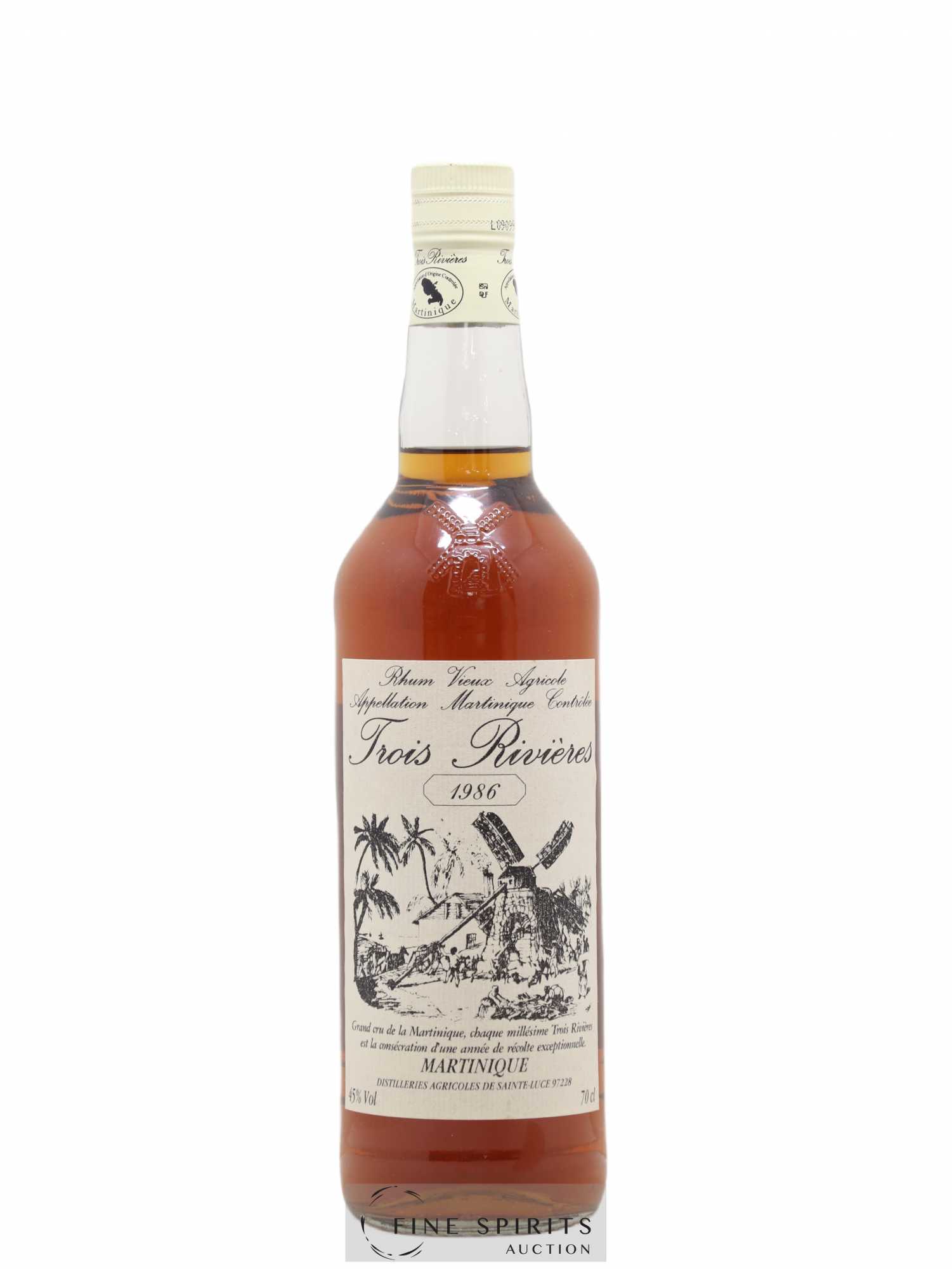 Trois Rivières 1986 Of. bottled 1996 - Posten von 1 Flasche - 0