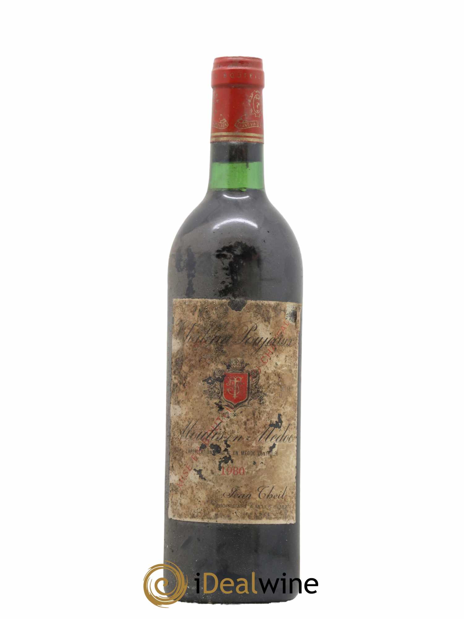 Château Poujeaux 1980 - Lot de 1 bouteille - 0