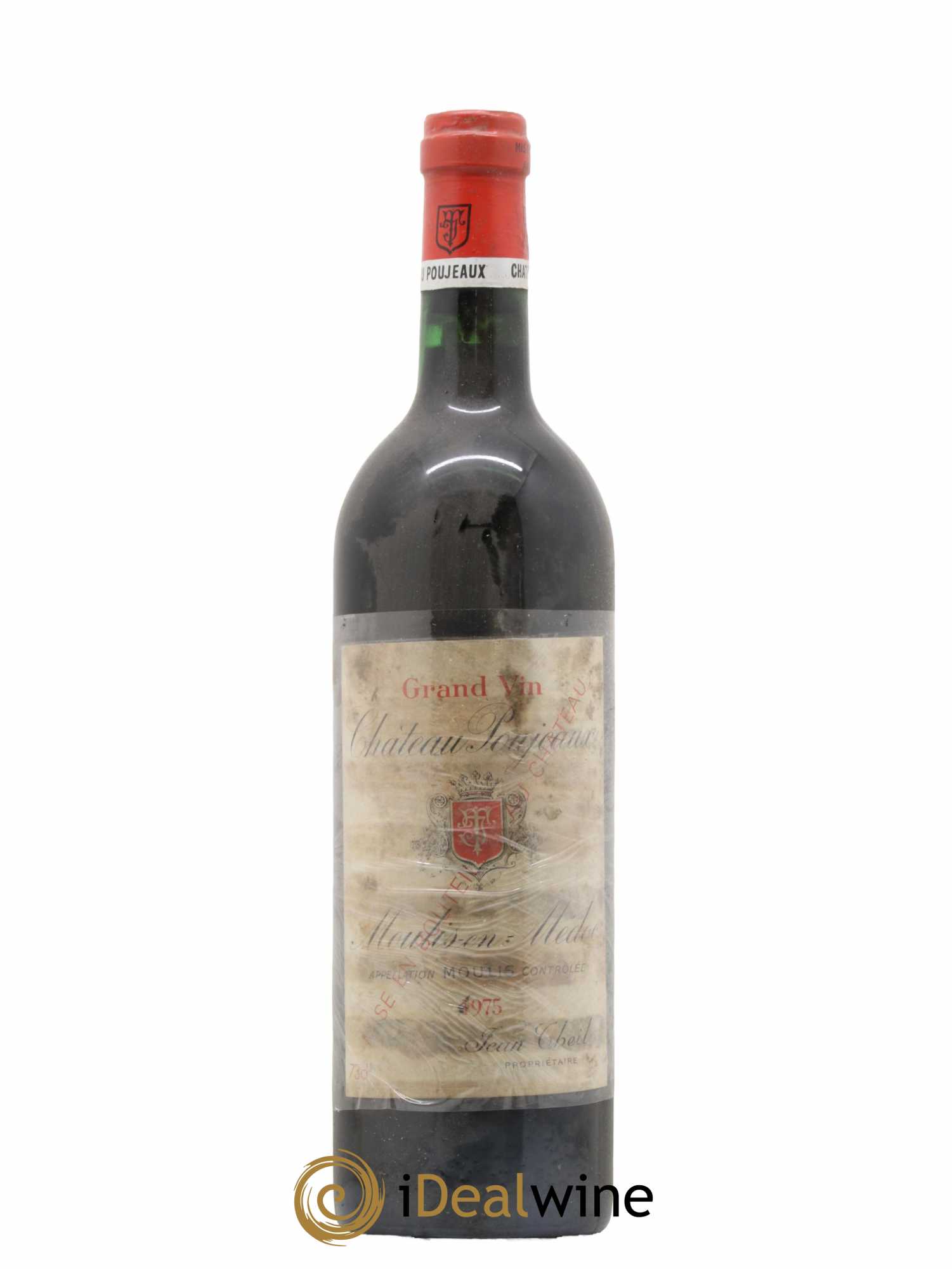 Château Poujeaux 1975 - Lot de 1 bouteille - 0