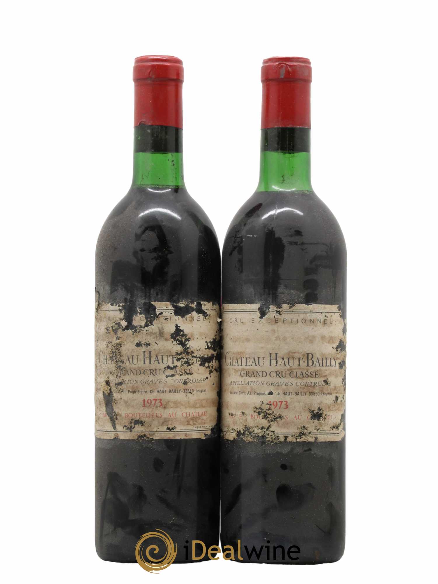 Château Haut-Bailly Cru Classé de Graves 1973 - Posten von 2 Flaschen - 0
