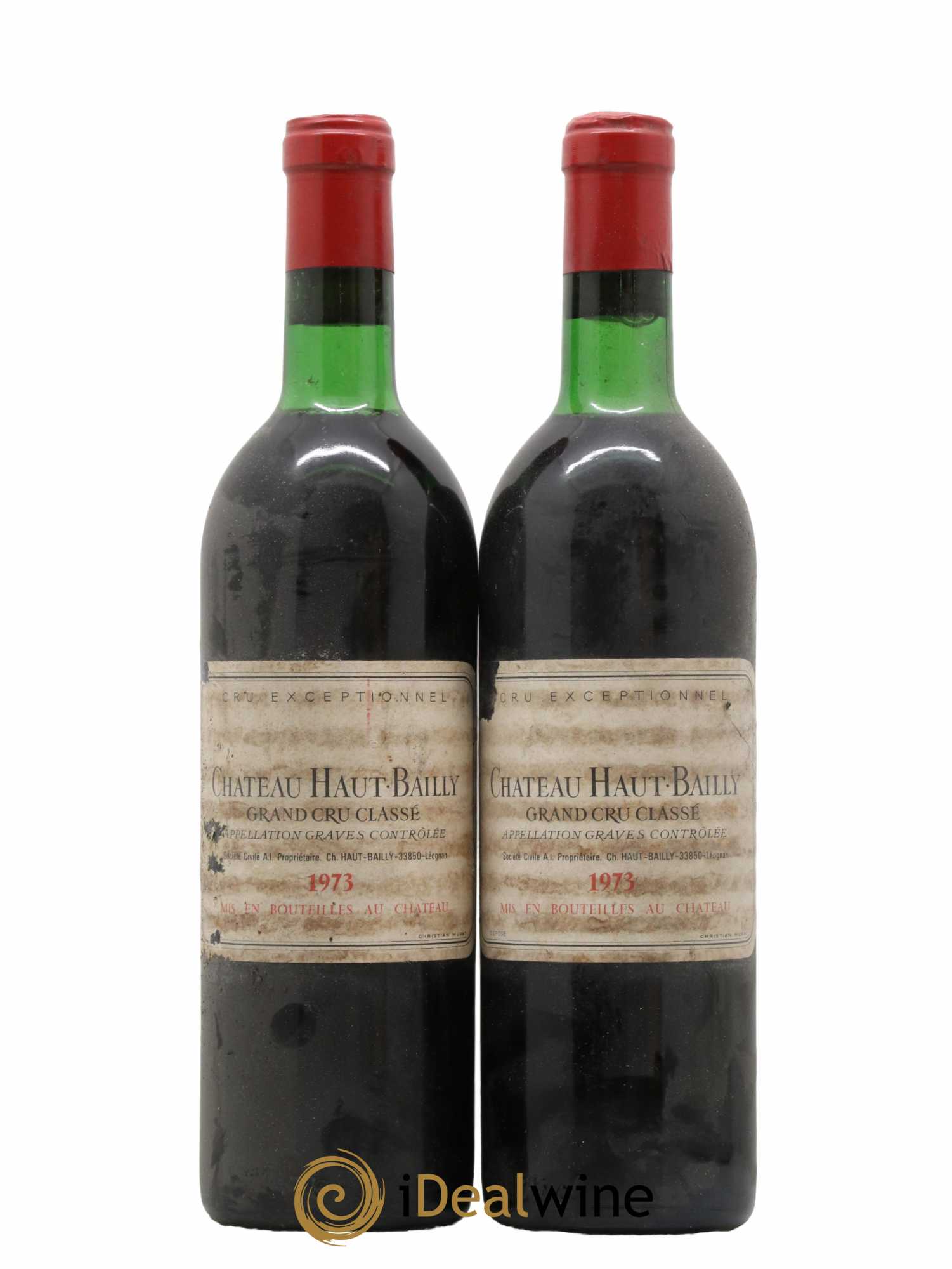 Château Haut-Bailly Cru Classé de Graves 1973 - Posten von 2 Flaschen - 0