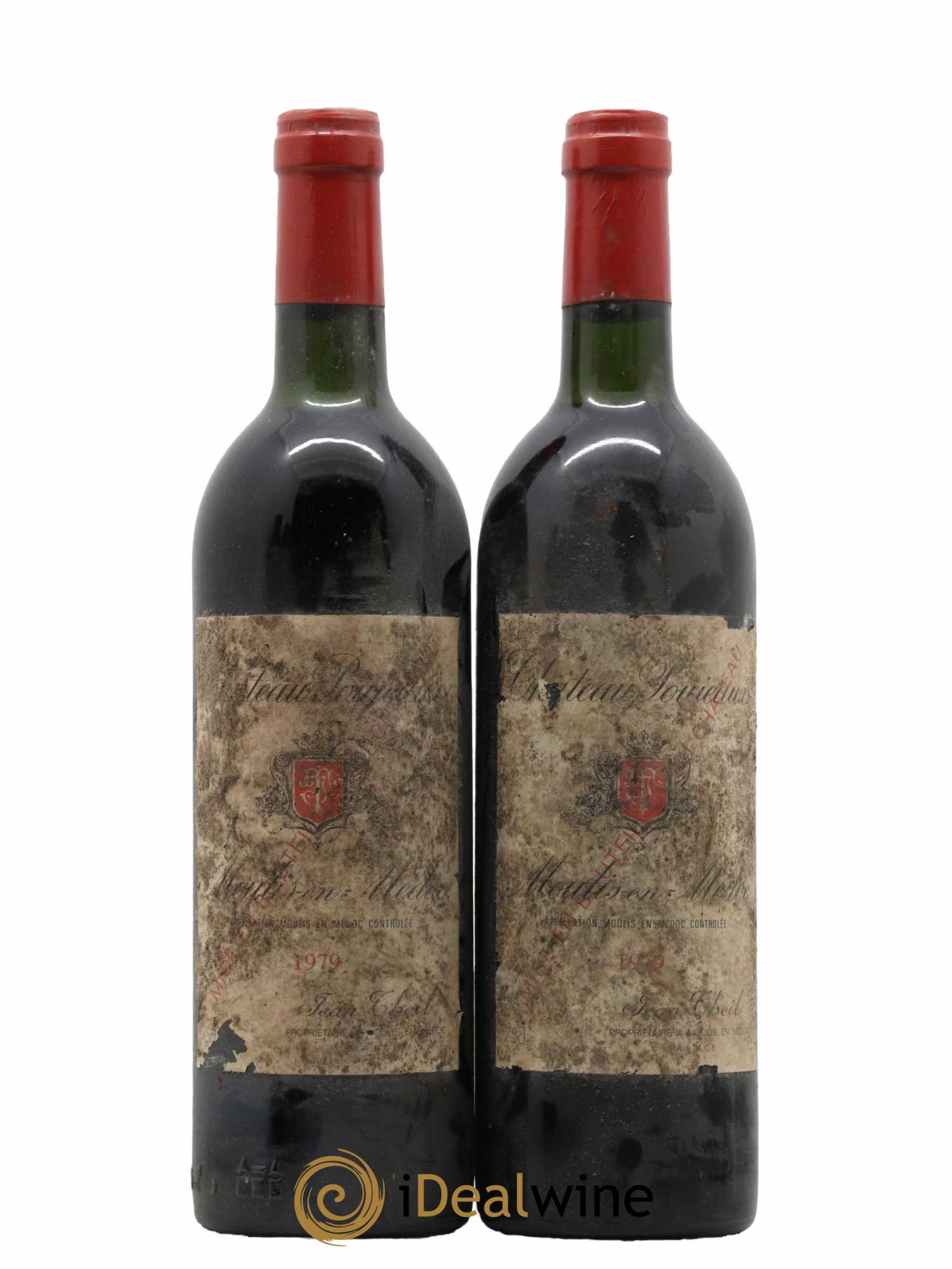 Château Poujeaux 1979 - Lot de 2 bouteilles - 0