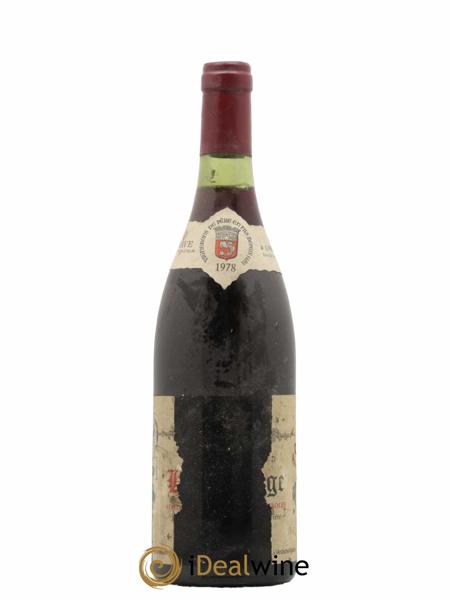 Hermitage Jean-Louis Chave 1978 - Lot de 1 bouteille - 0
