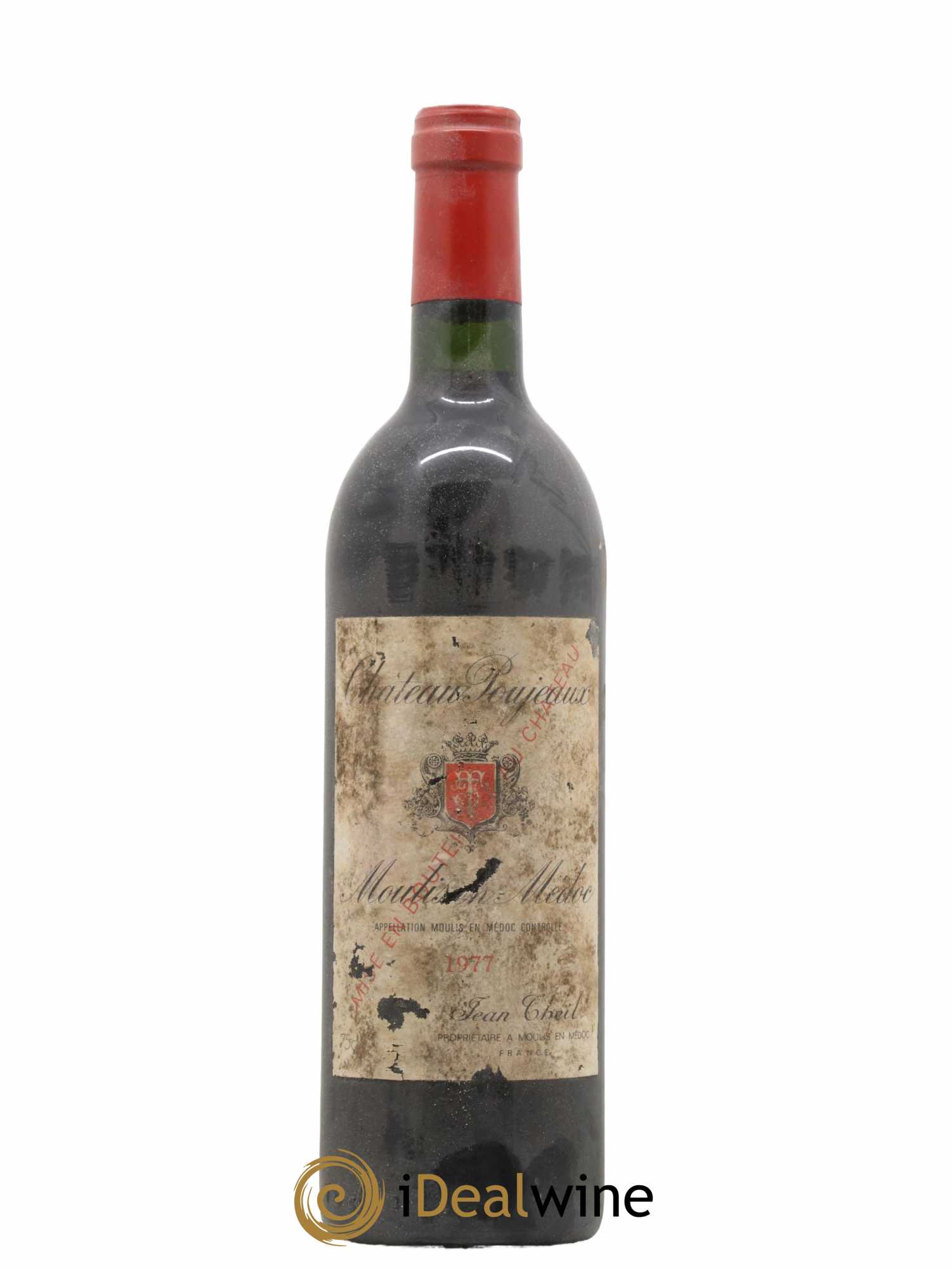 Château Poujeaux 1977 - Lot de 1 bouteille - 0