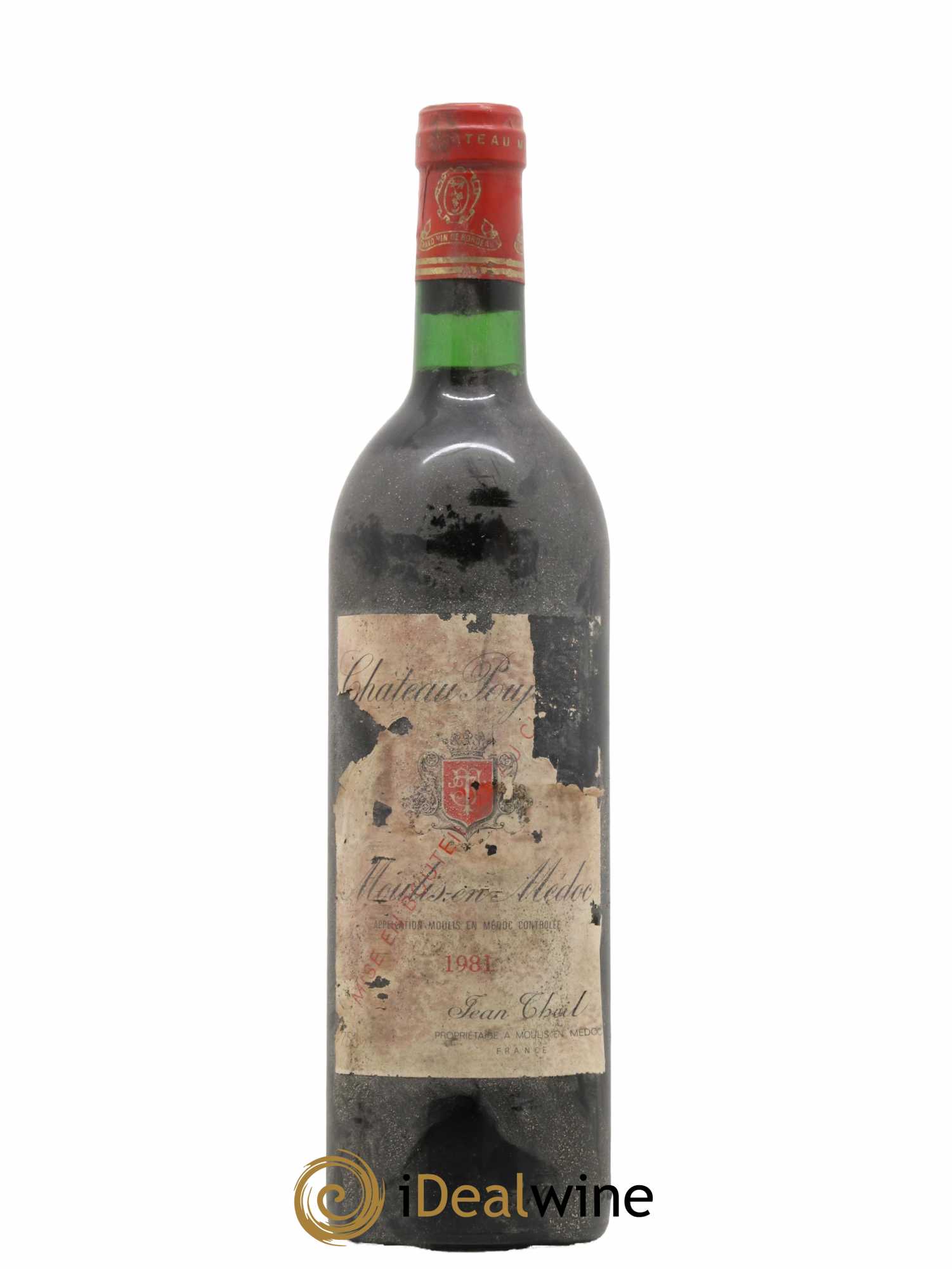 Château Poujeaux 1981 - Lot de 1 bouteille - 0