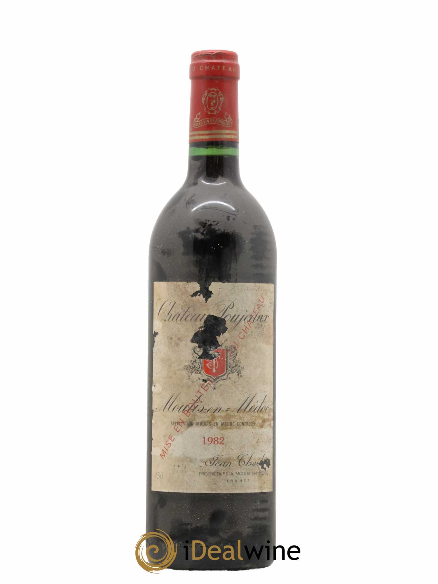 Château Poujeaux 1982 - Lot de 1 bouteille - 0