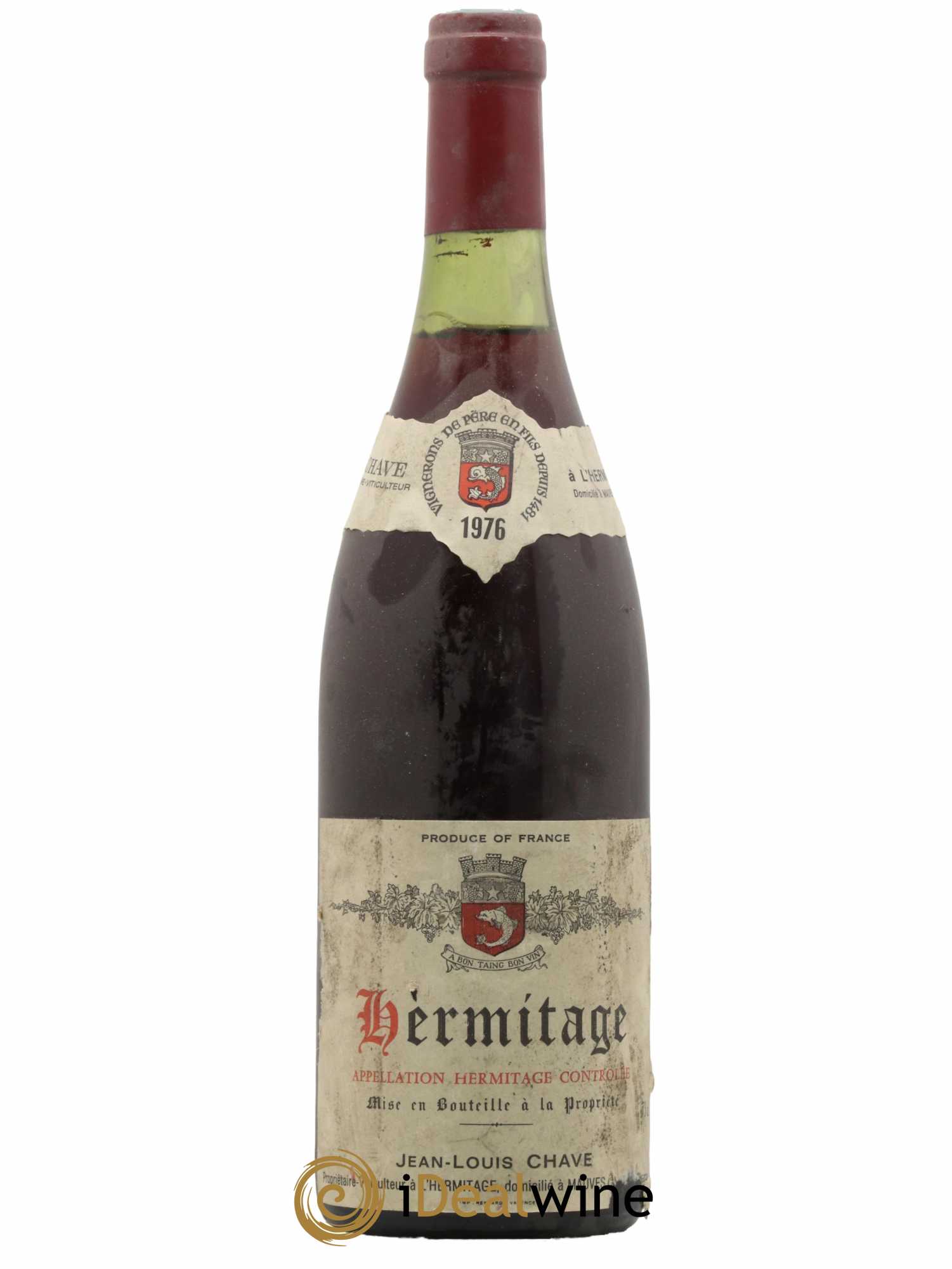 Hermitage Jean-Louis Chave 1976 - Lot de 1 bouteille - 0