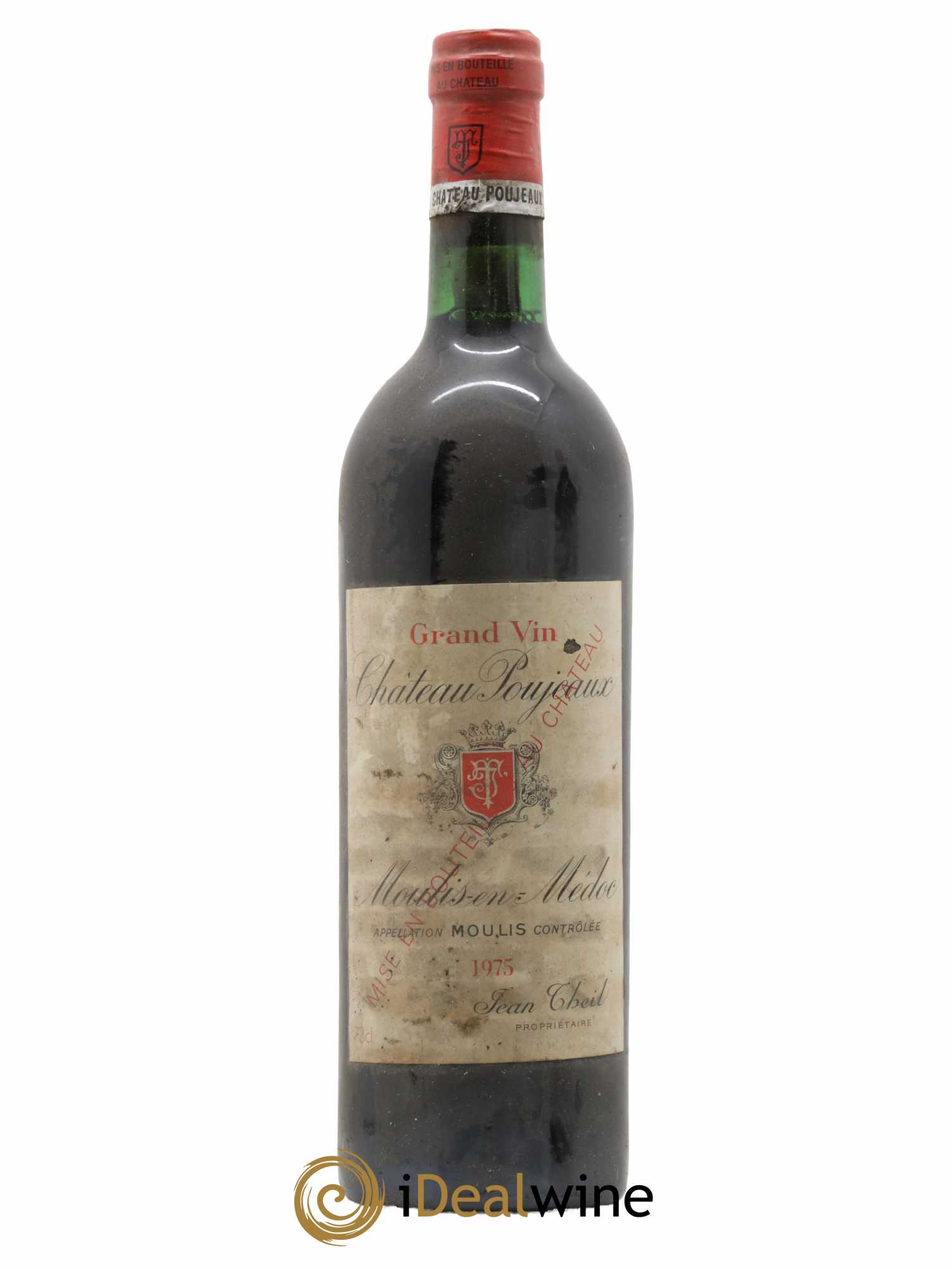 Château Poujeaux 1975 - Lot de 1 bouteille - 0