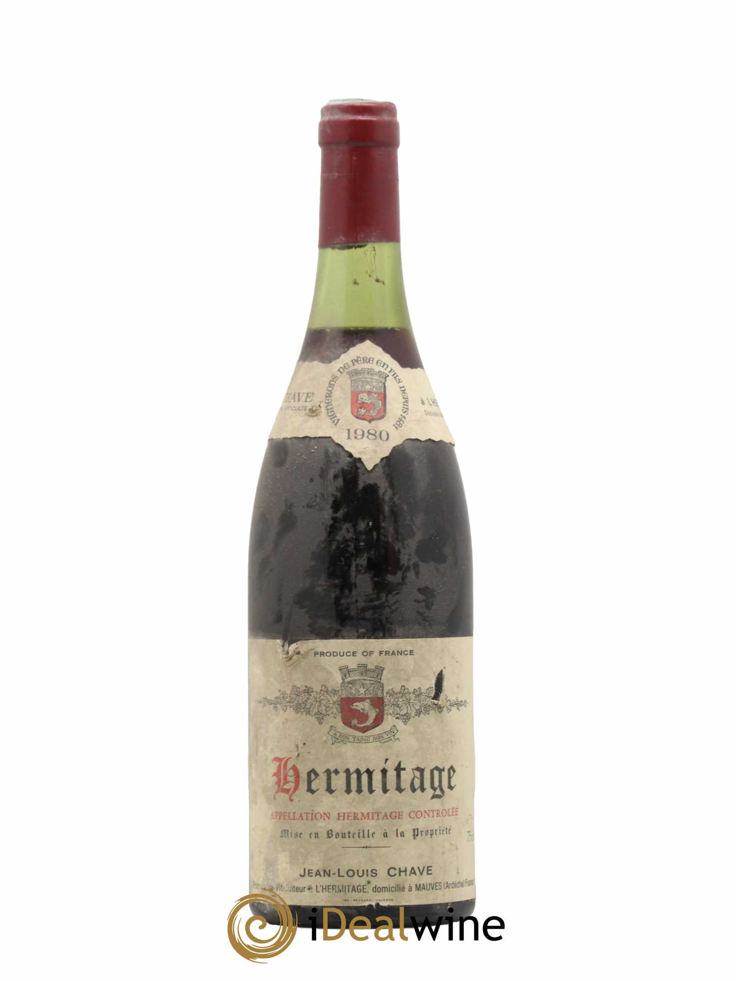 Hermitage Jean-Louis Chave 1980 - Lot de 1 bouteille - 0