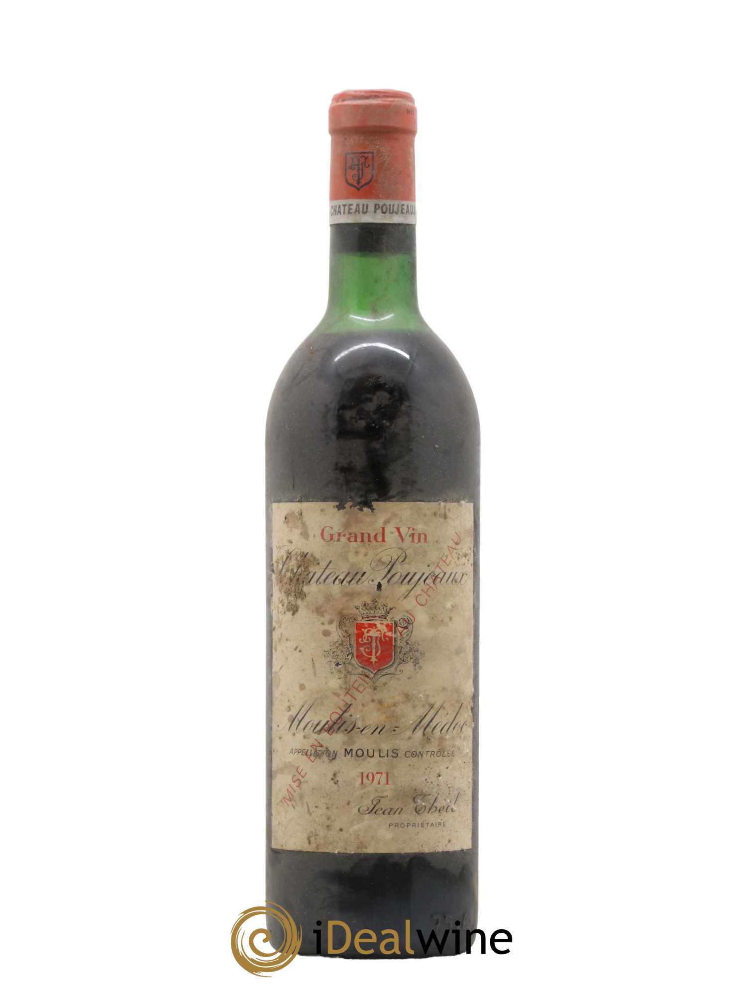 Château Poujeaux 1971 - Lot de 1 bouteille - 0