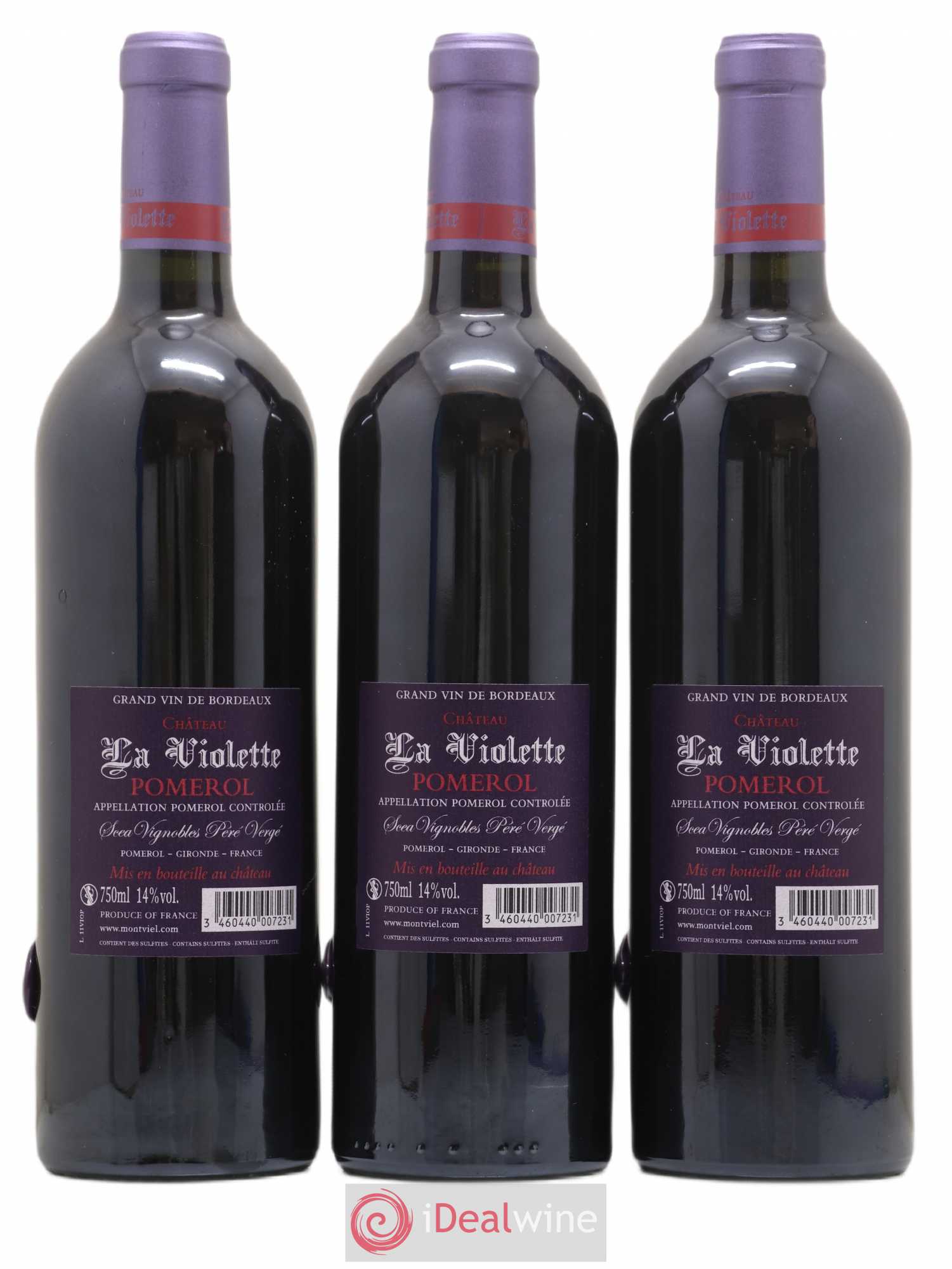 Château la Violette 2011 - Lot de 3 bouteilles - 1
