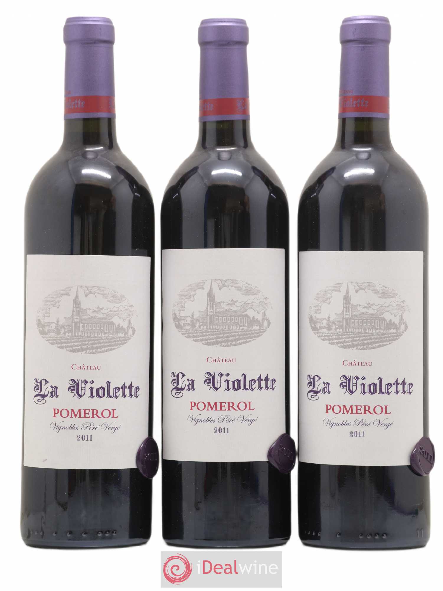 Château la Violette 2011 - Lot de 3 bouteilles - 0