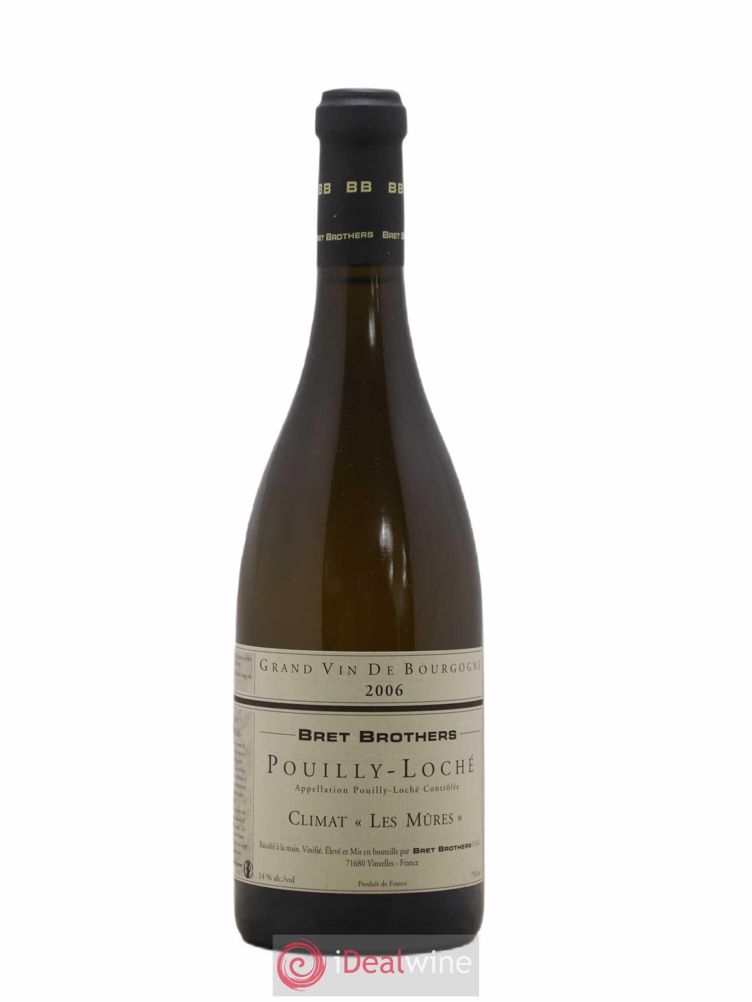 Pouilly-Loché Les Mûres Bret Brothers 2006 - Posten von 1 Flasche - 0